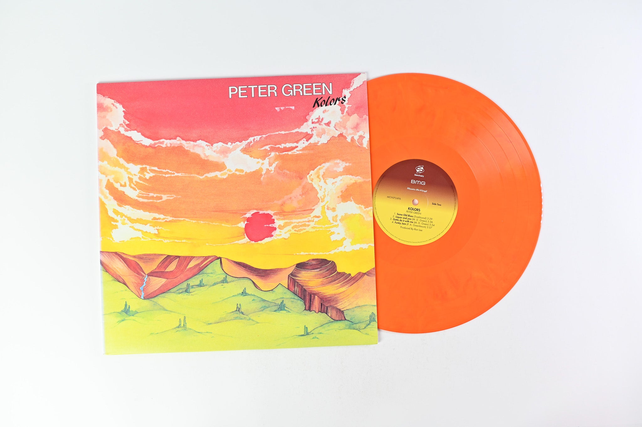 Peter Green - Kolors Ltd. Reissue, Numbered on Music On Vinyl Sunny Coloured