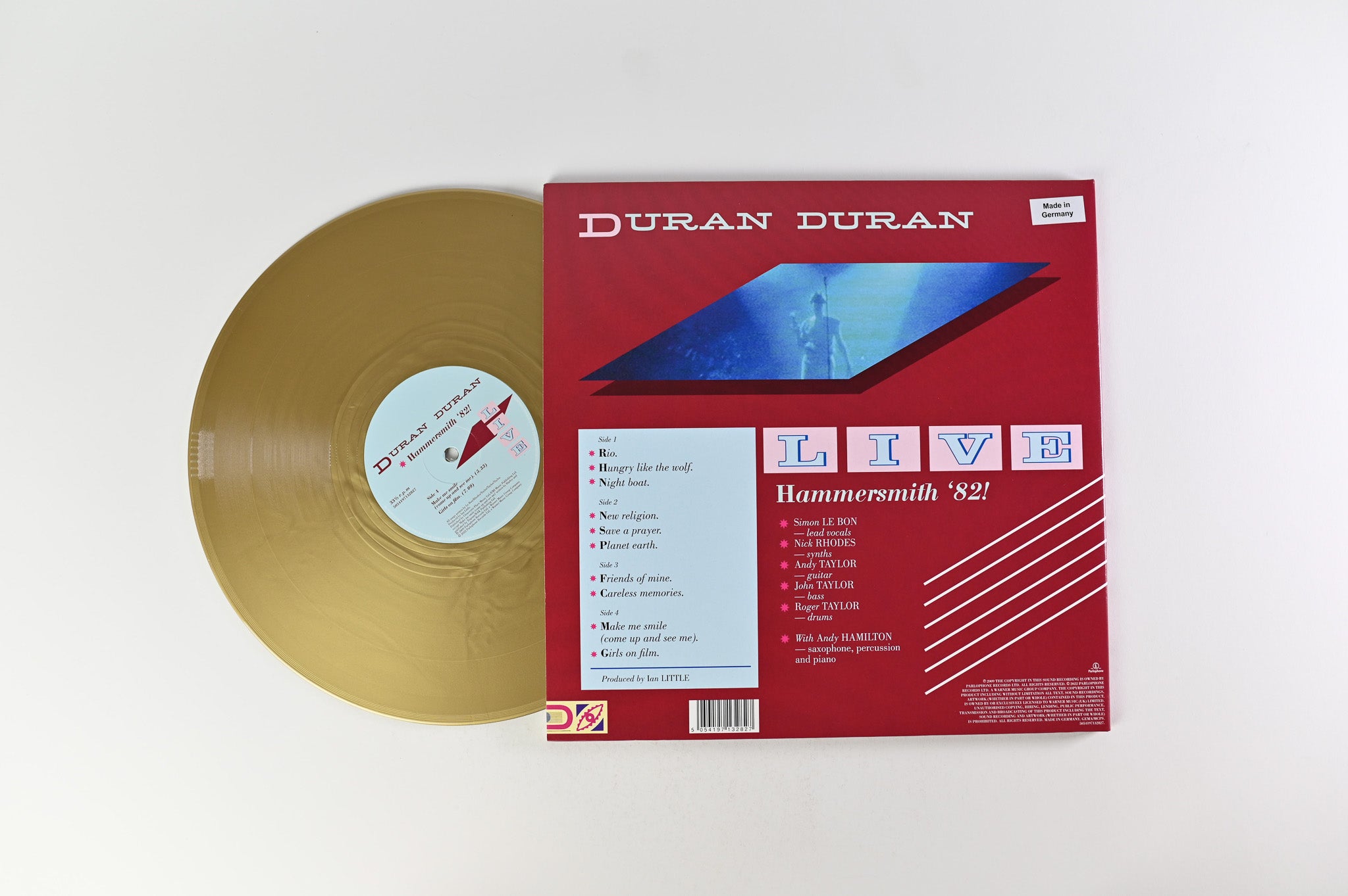 Duran Duran - Hammersmith '82! on Parlophone RSD Reissue on Gold Vinyl