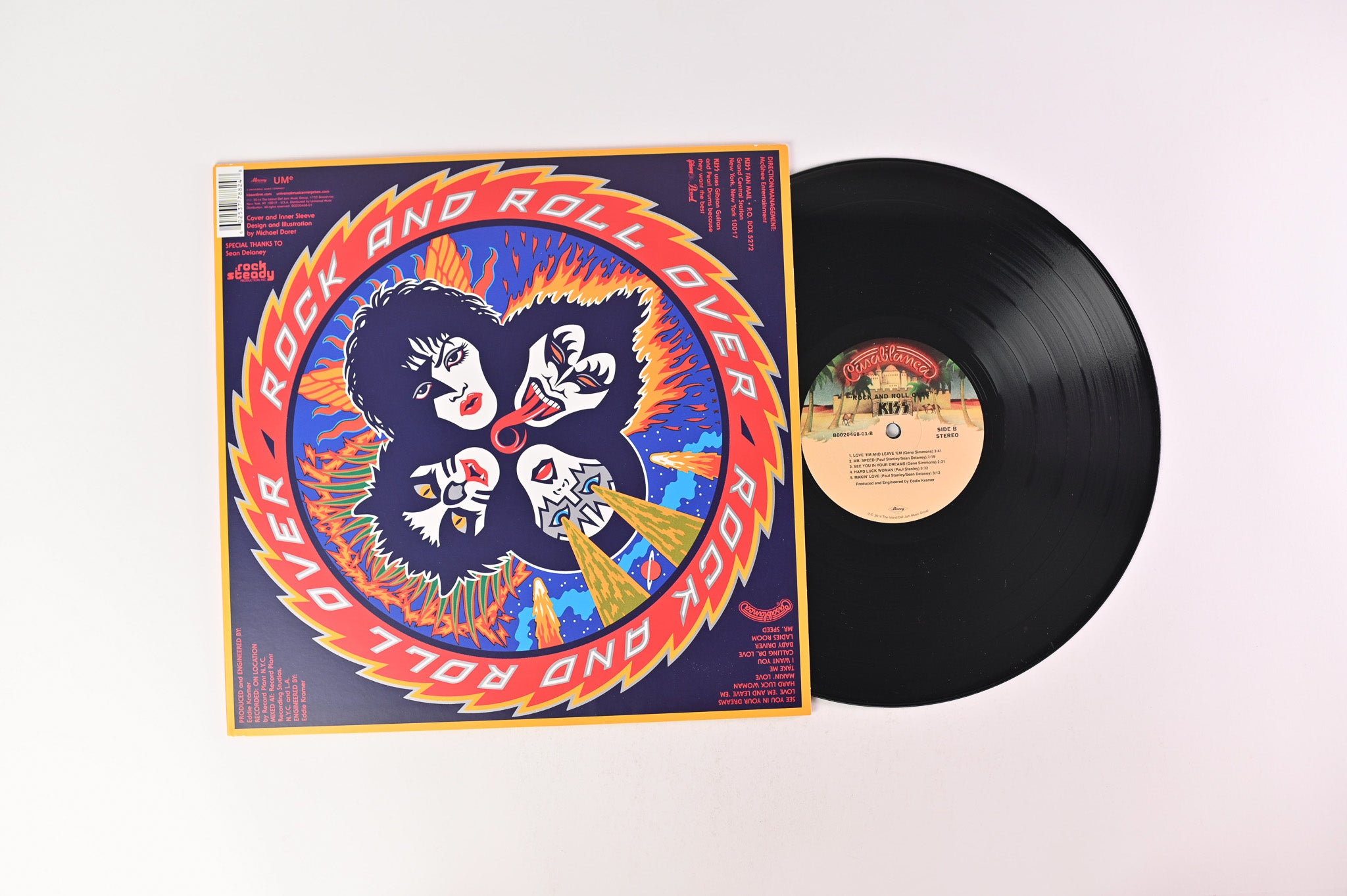 Kiss - Rock And Roll Over on Mercury/Casablanca Reissue