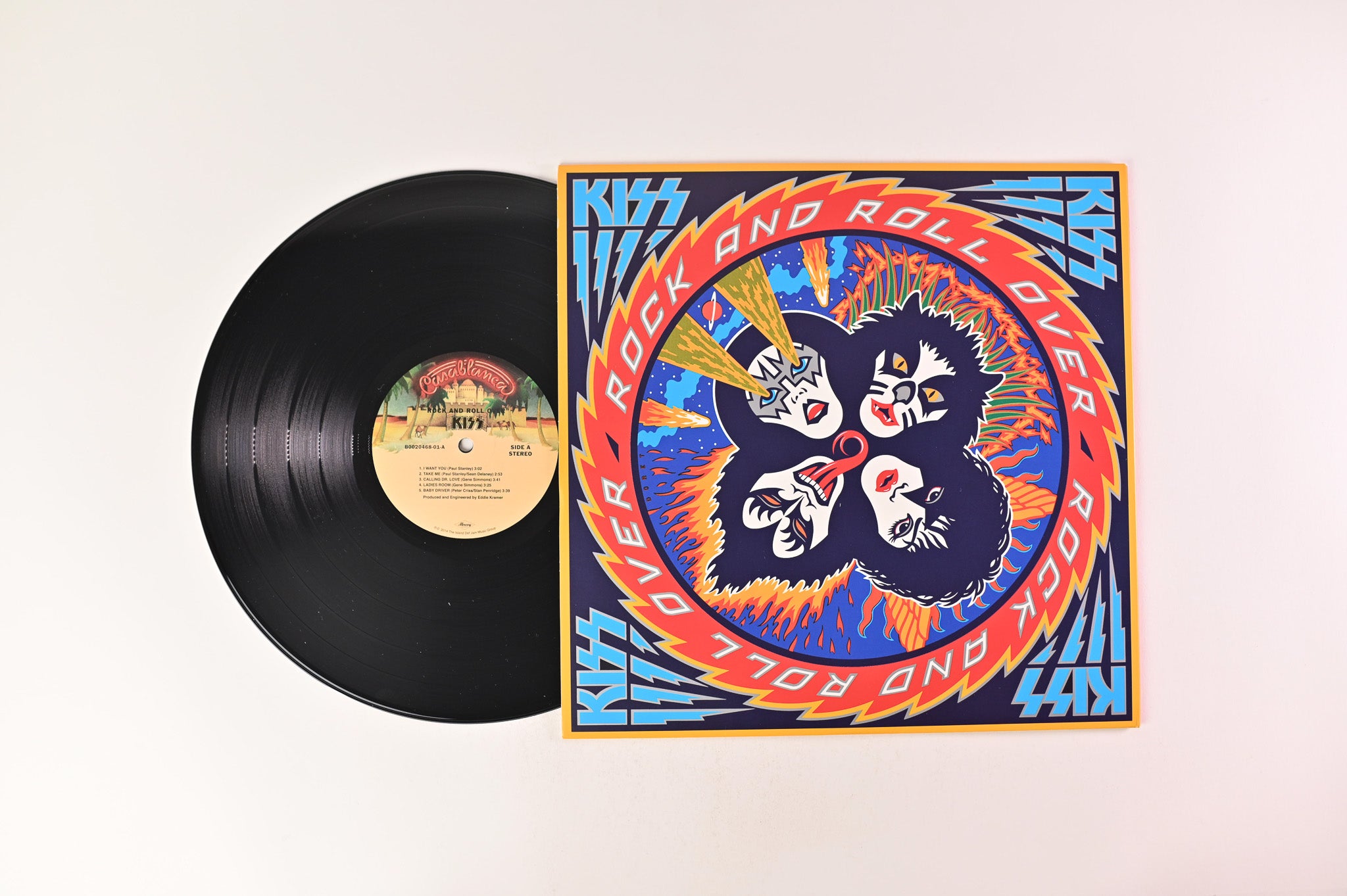 Kiss - Rock And Roll Over on Mercury/Casablanca Reissue