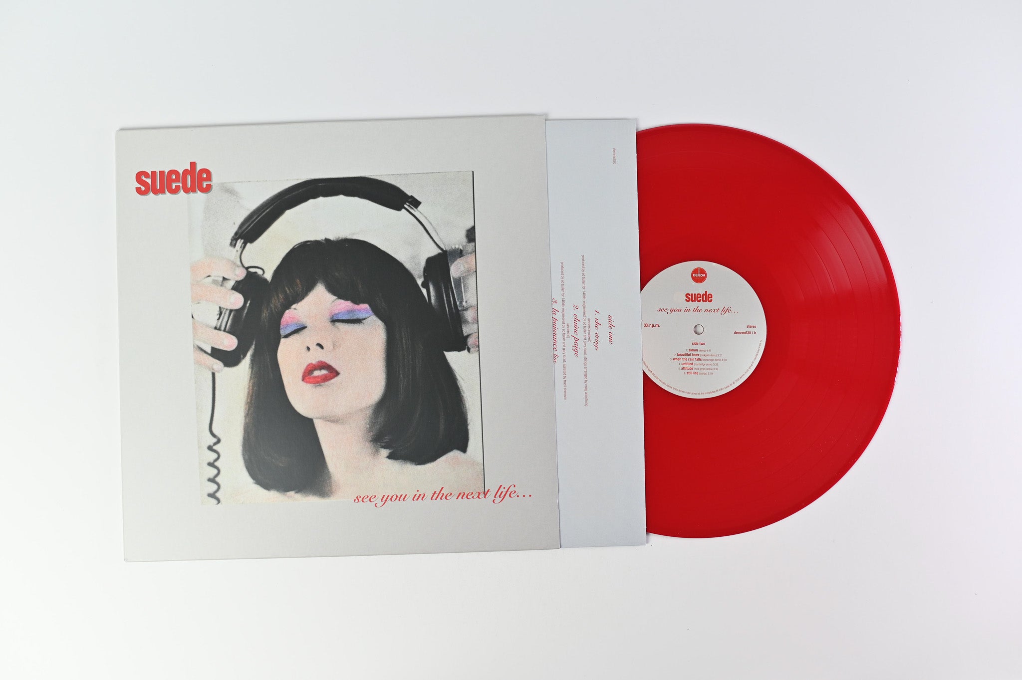 Suede - See You In The Next Life... on Demon Records Red Vinyl