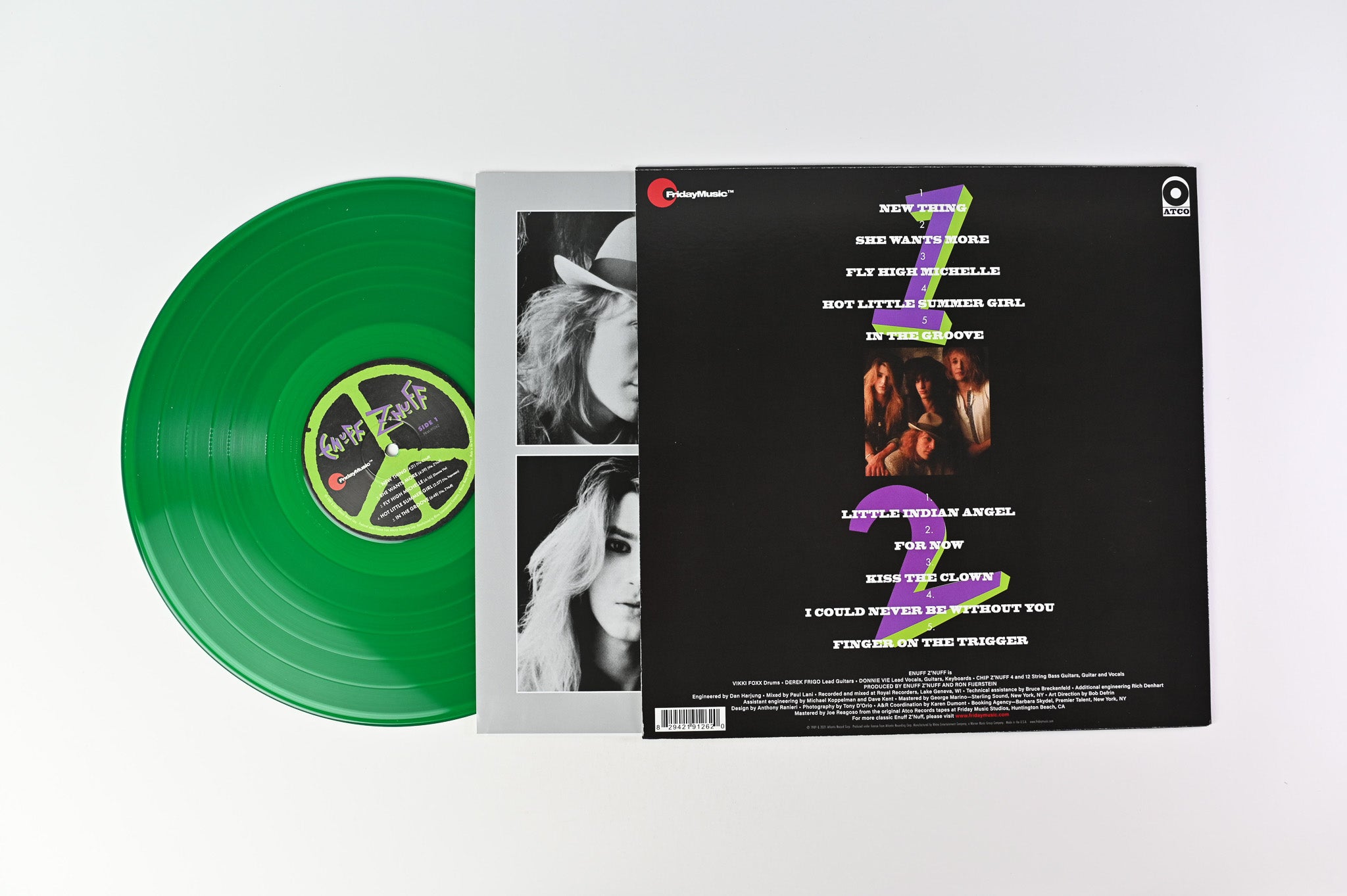 Enuff Z'nuff - Enuff Z'nuff on Friday Music Green Vinyl
