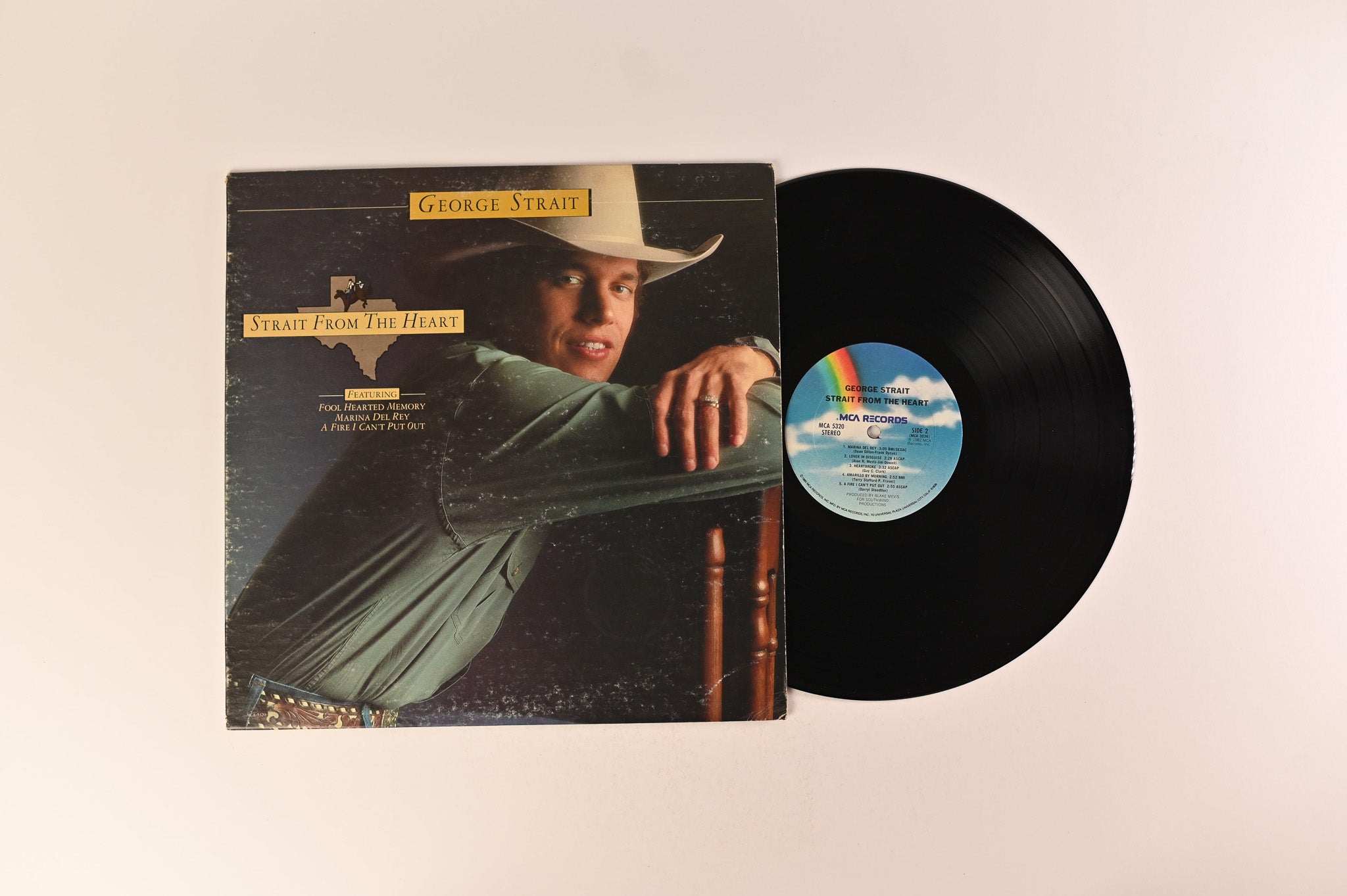 George Strait - Strait From The Heart on MCA Records