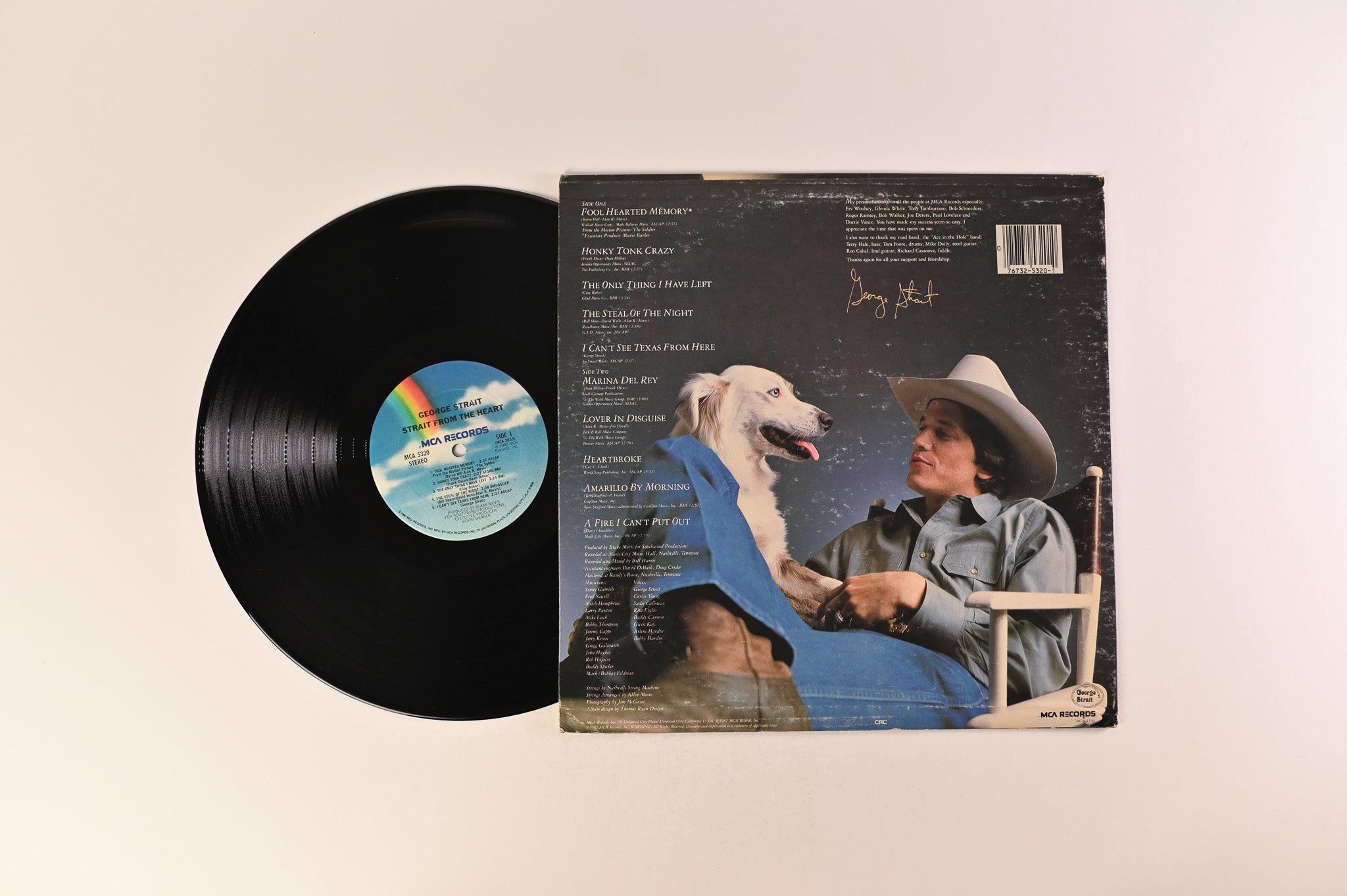 George Strait - Strait From The Heart on MCA Records
