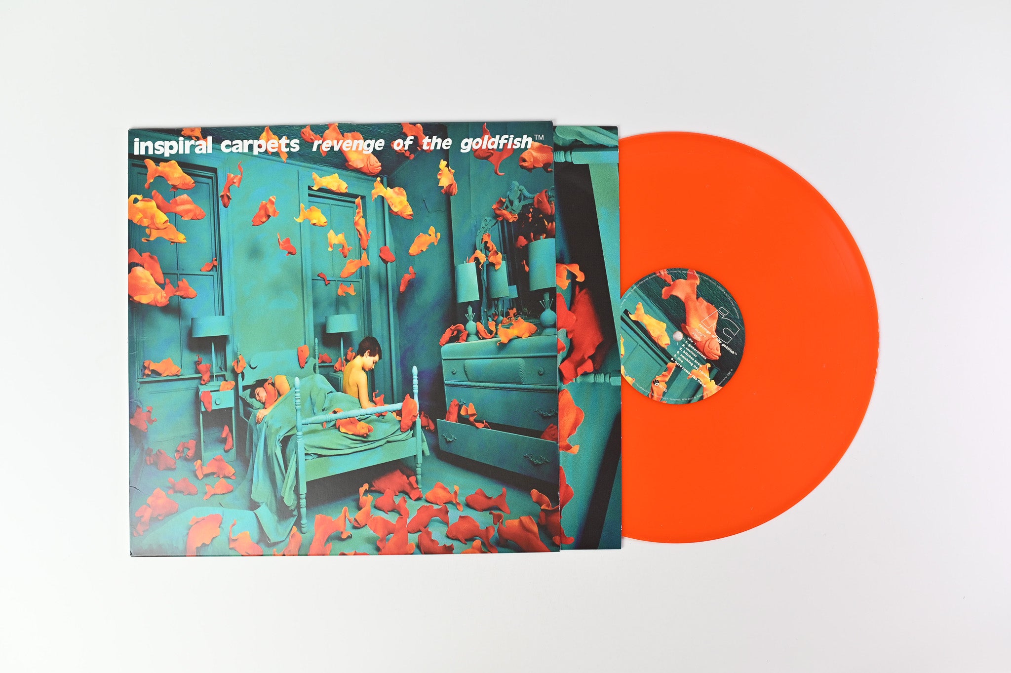Inspiral Carpets - Revenge Of The Goldfish ™ on Mute Orange Transparent Vinyl