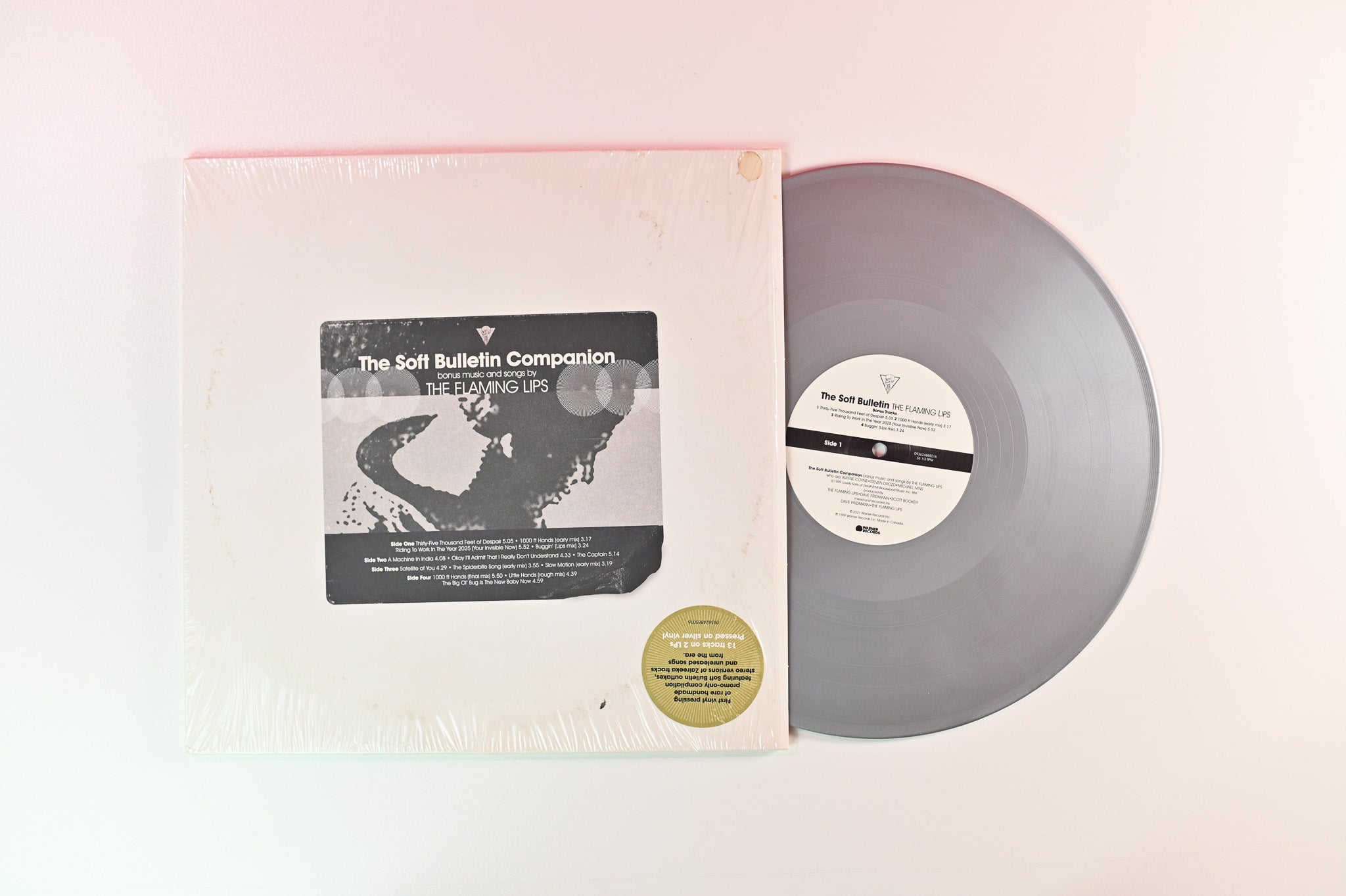 The Flaming Lips - The Soft Bulletin Companion on Warner Records - RSD 2021 Silver Vinyl