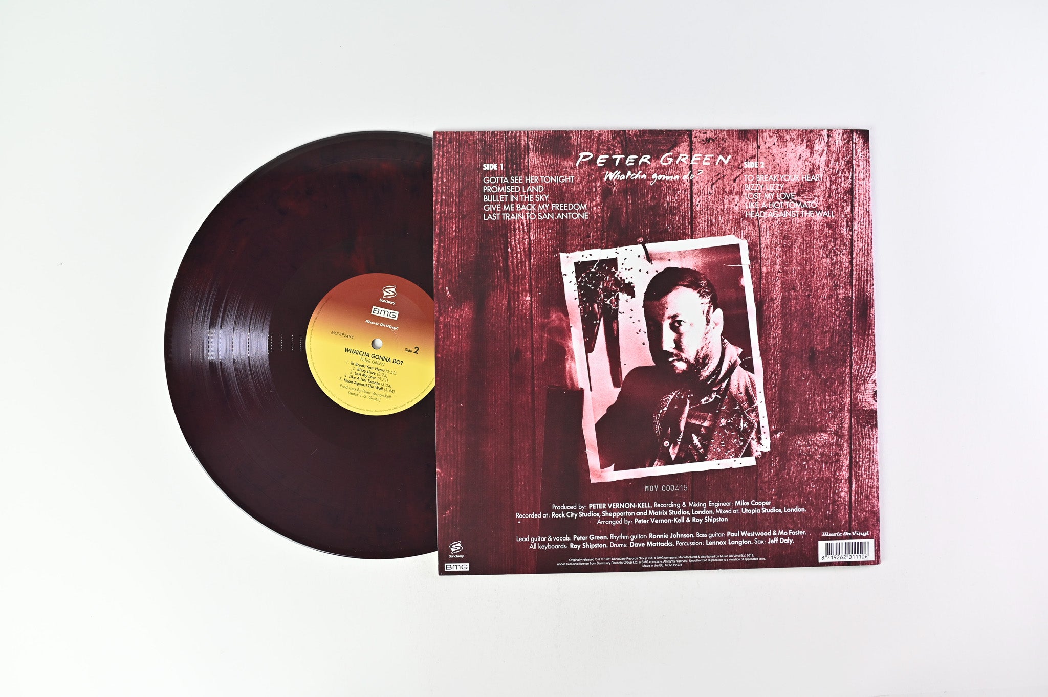Peter Green - Whatcha Gonna Do? on Music On Vinyl Purple & Red Mixed Vinyl Reissue