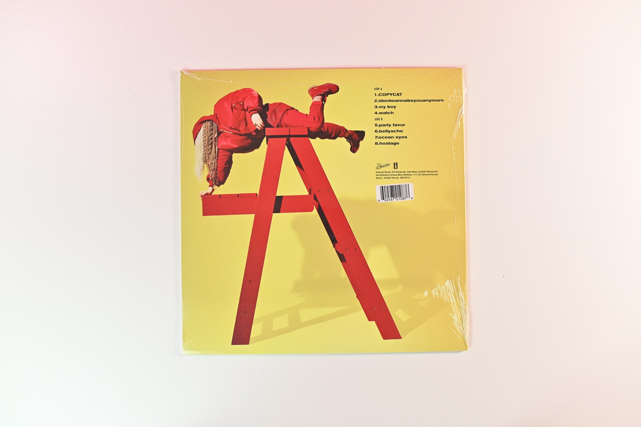 Billie Eilish - Dont Smile At Me on Interscope Records - Sealed Yellow Vinyl