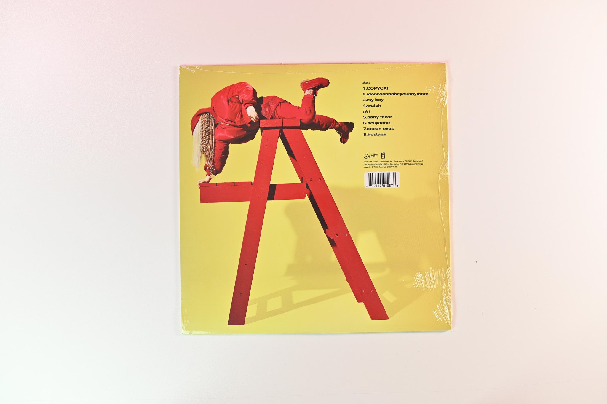 Billie Eilish - Dont Smile At Me on Interscope Records - Sealed Yellow Vinyl