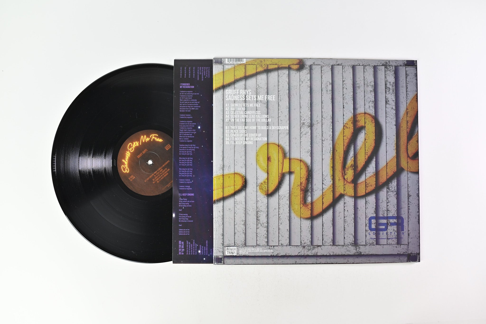 Gruff Rhys - Sadness Sets Me Free on Rough trade