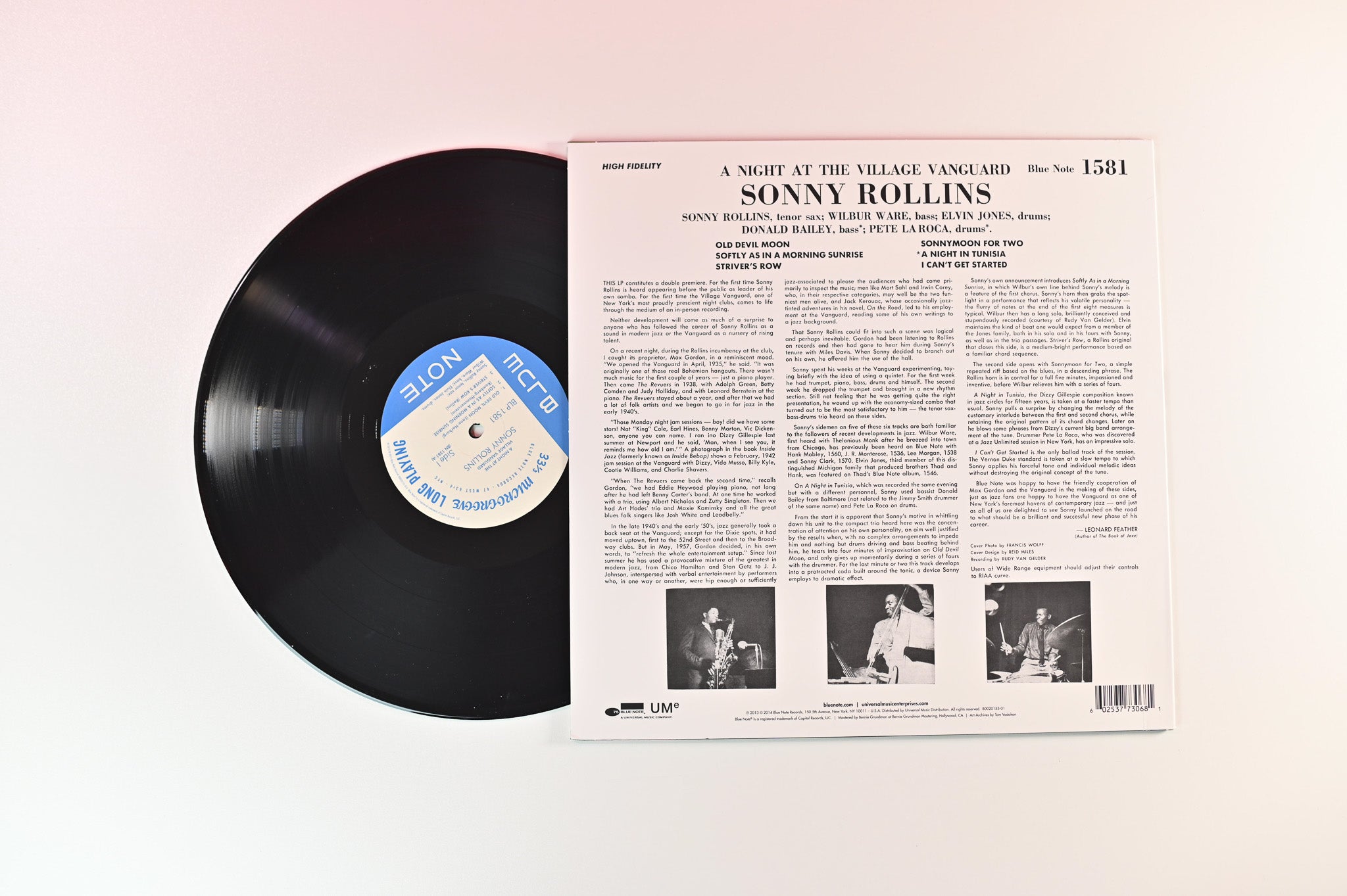 Sonny Rollins - A Night At The Village Vanguard on Blue Note