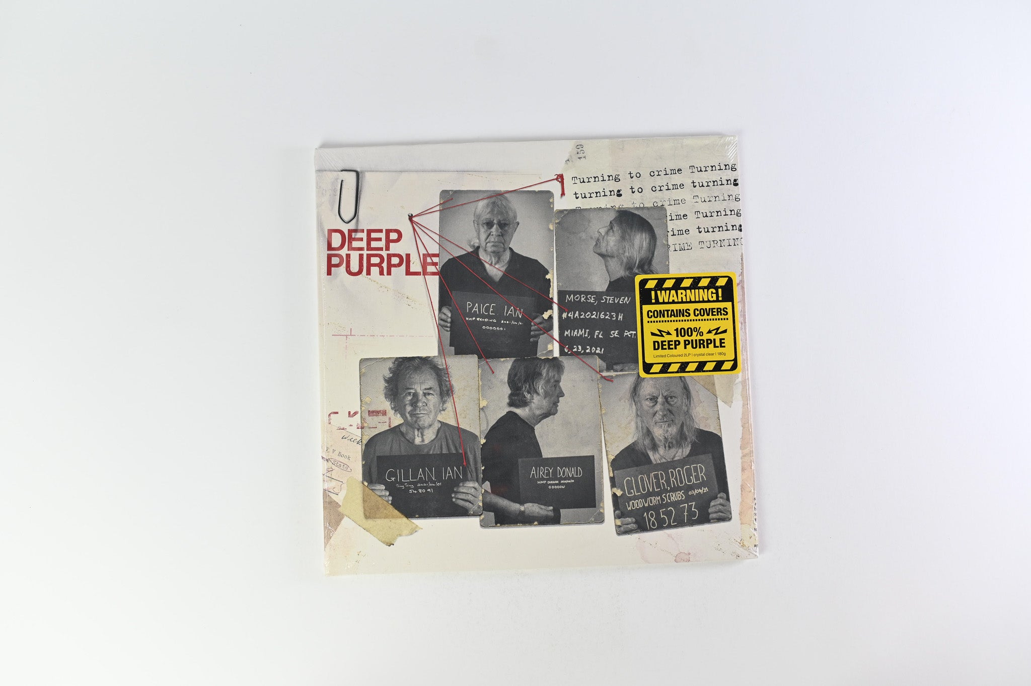 Deep Purple - Turning To Crime on Ear Music Ltd 45 RPM 180 Gram Crystal Clear Vinyl Sealed