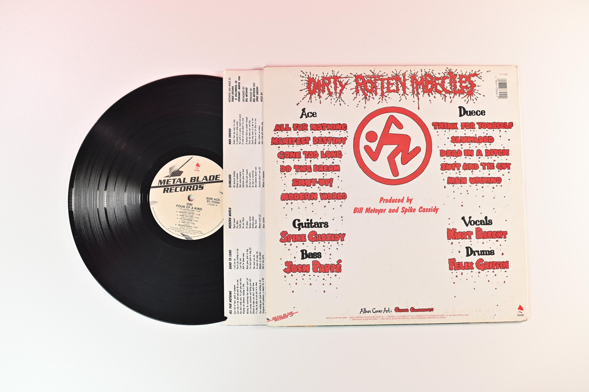 Dirty Rotten Imbeciles - 4 Of A Kind on Metal Blade Records / Enigma
