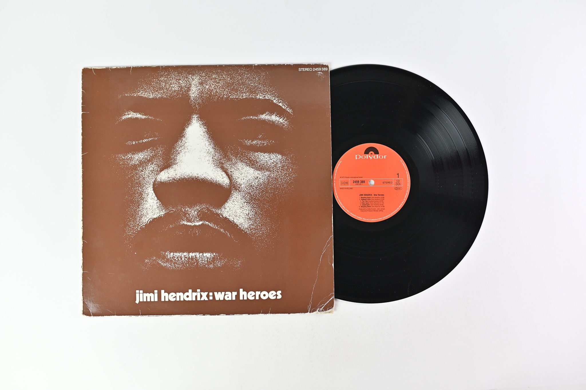 Jimi Hendrix - War Heroes on Polydor Netherlands