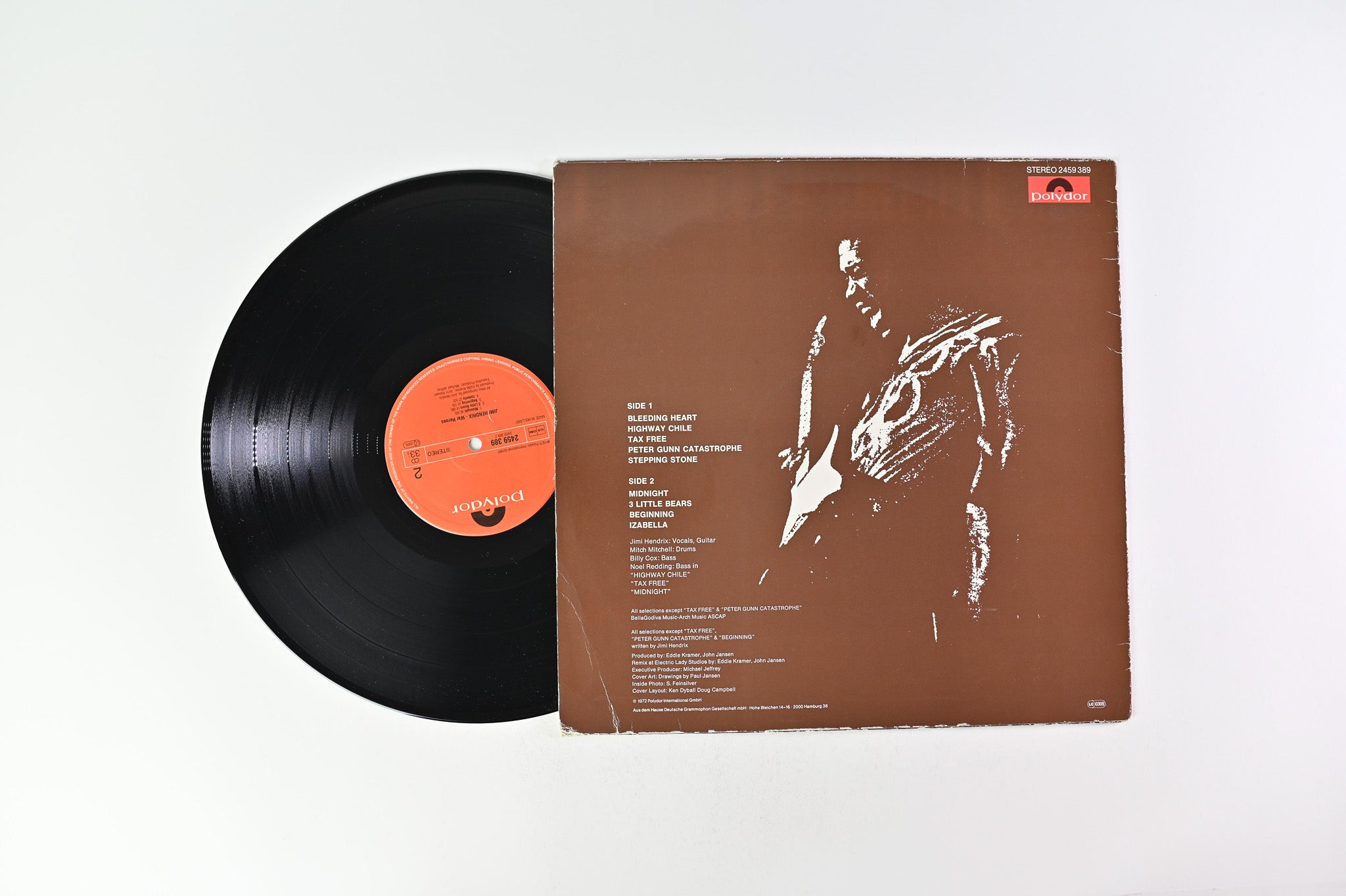 Jimi Hendrix - War Heroes on Polydor Netherlands