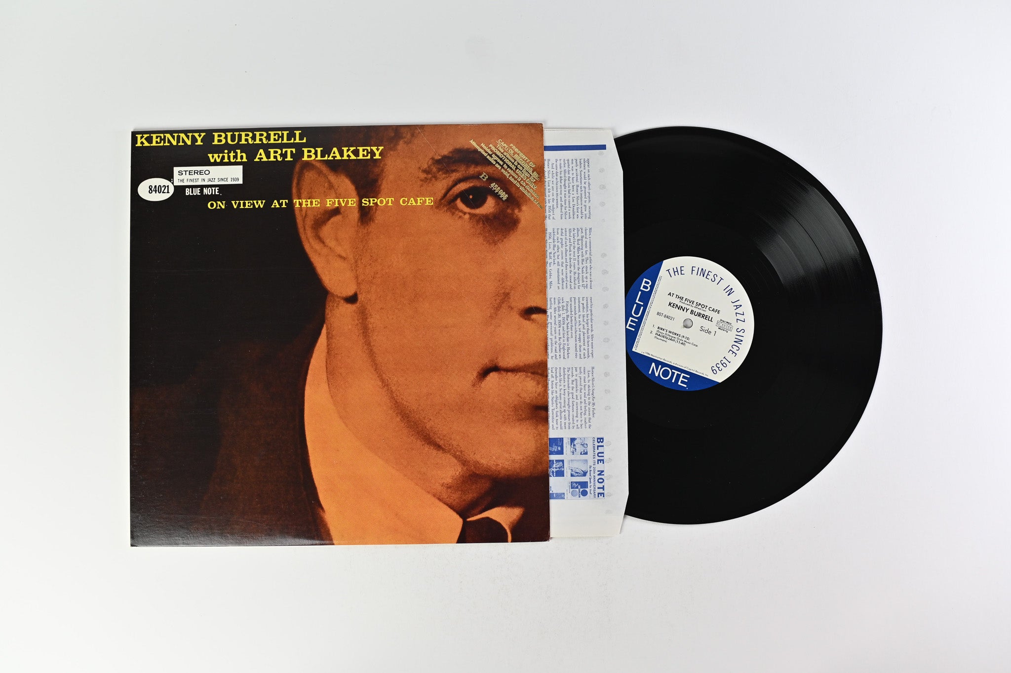 Kenny Burrell - On View At The Five Spot Cafe on Blue Note 1986 DMM Reissue