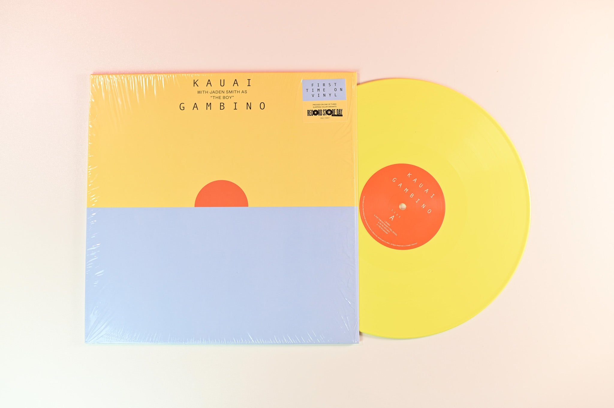 Childish Gambino - Kauai on mcDJ Records - Yellow Vinyl