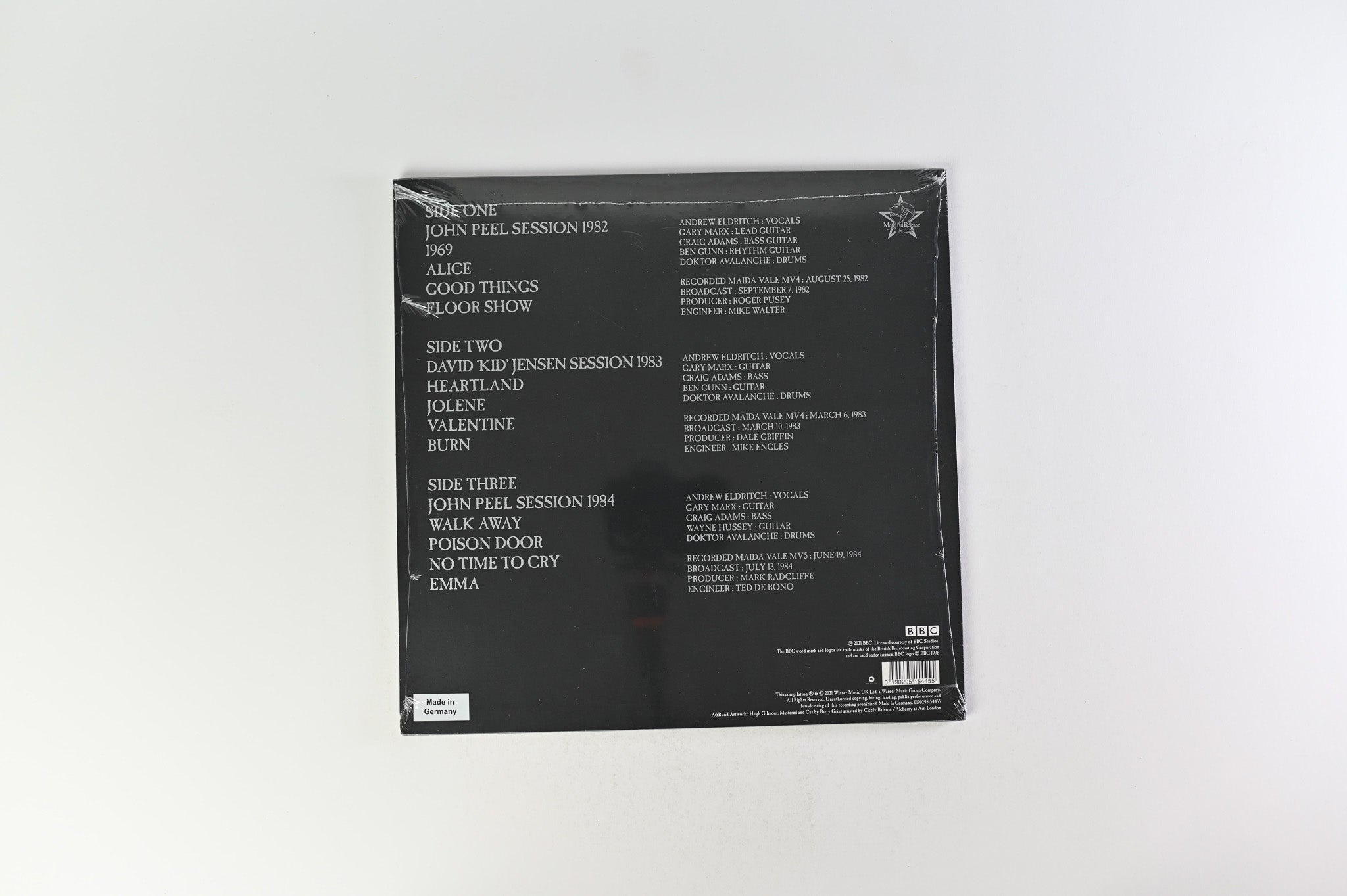 The Sisters Of Mercy - BBC Sessions 1982-1984 on BBC Ltd RSD Smokey 180 Gram Sealed