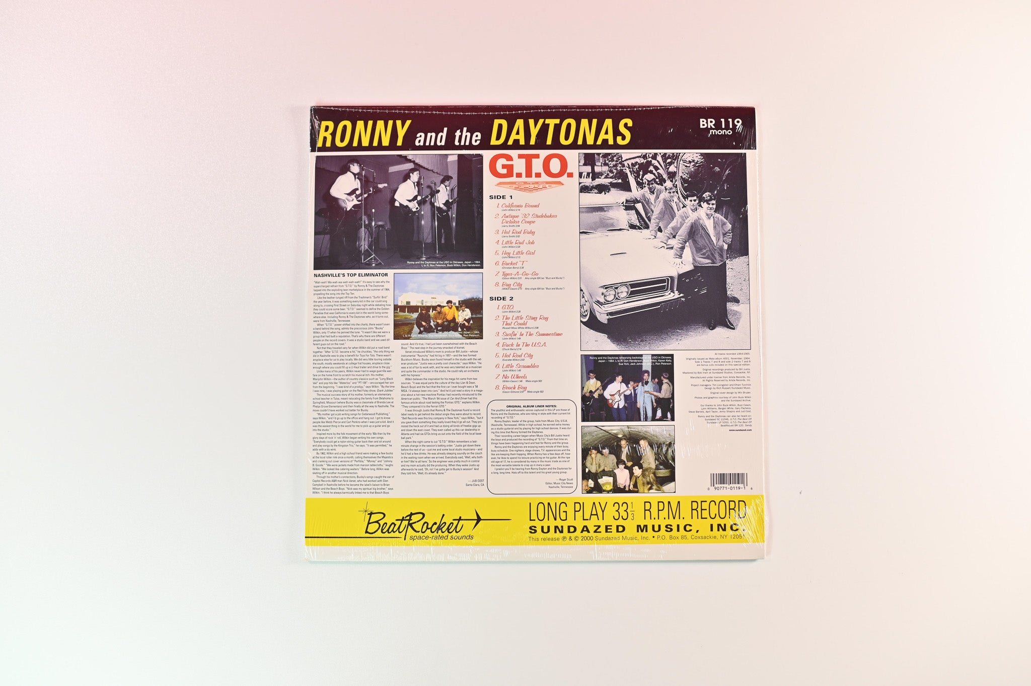 Ronny & The Daytonas - G.T.O. on Beatrocket - Sealed mono reissue