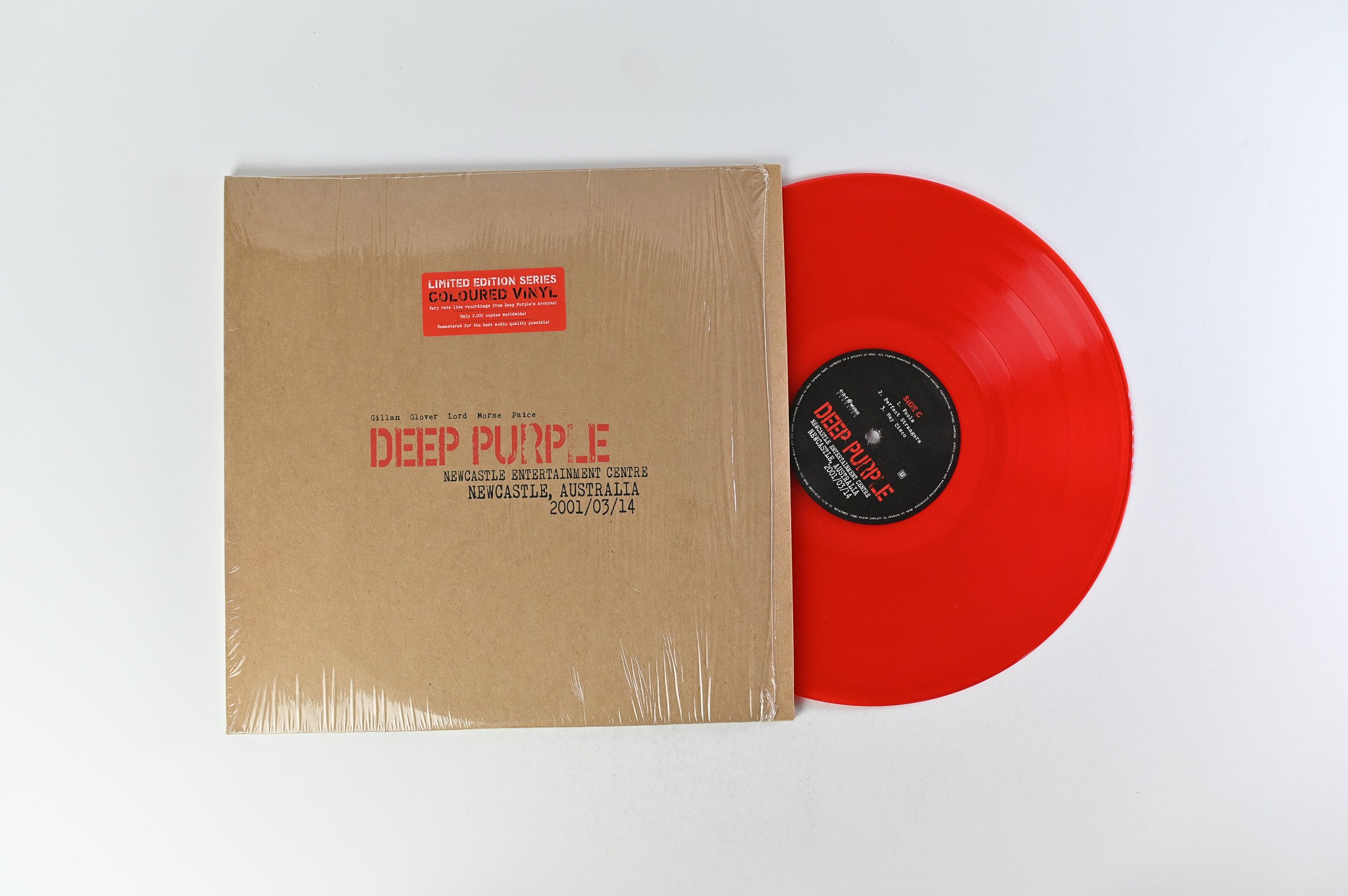Deep Purple - Live In Newcastle 2001 on Ear Music Ltd Red Vinyl