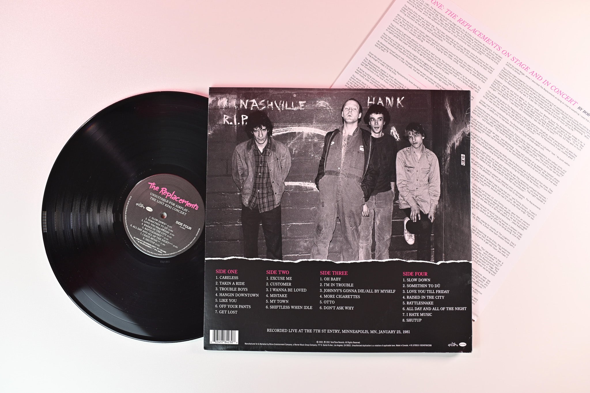 The Replacements - Unsuitable For Airplay - The Lost KFAI Concert on Rhino Records - RSD 2022
