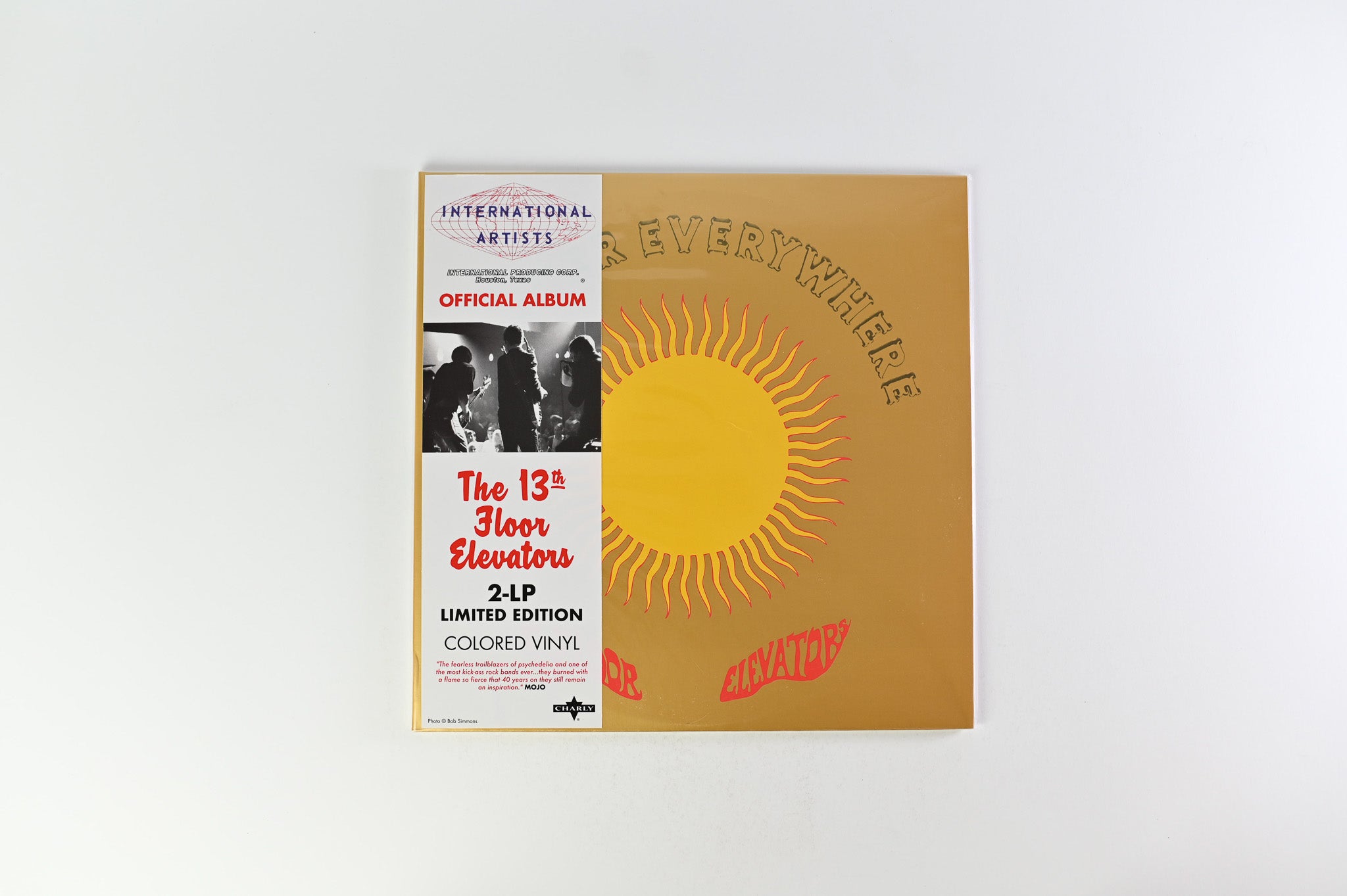 13th Floor Elevators - Easter Everywhere on IA Charly Ltd Clear Splatter Reissue