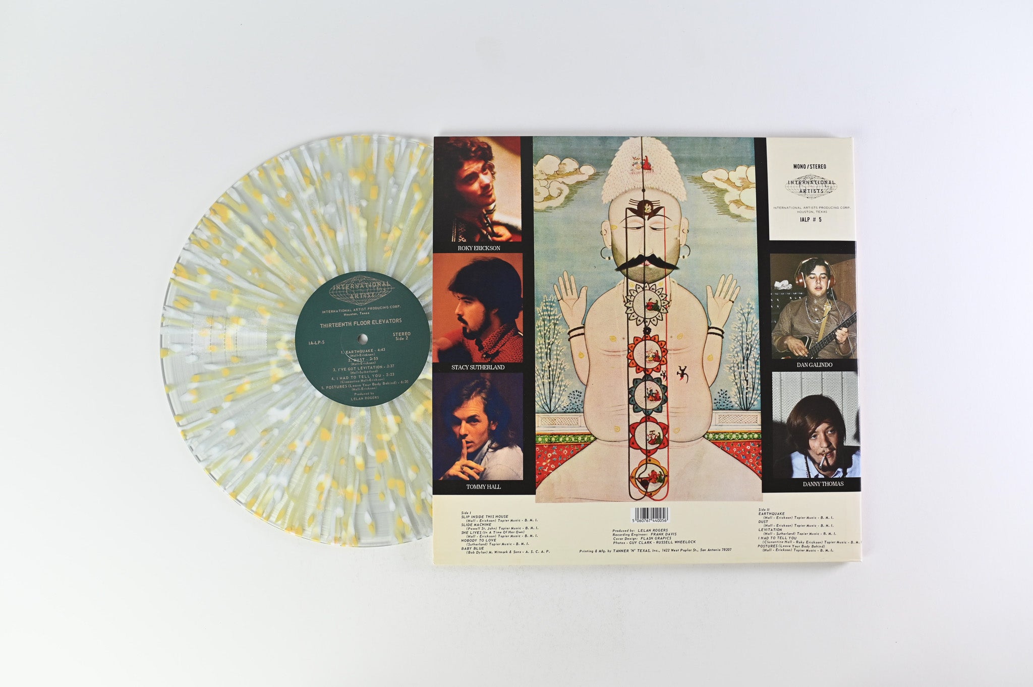 13th Floor Elevators - Easter Everywhere on IA Charly Ltd Clear Splatter Reissue