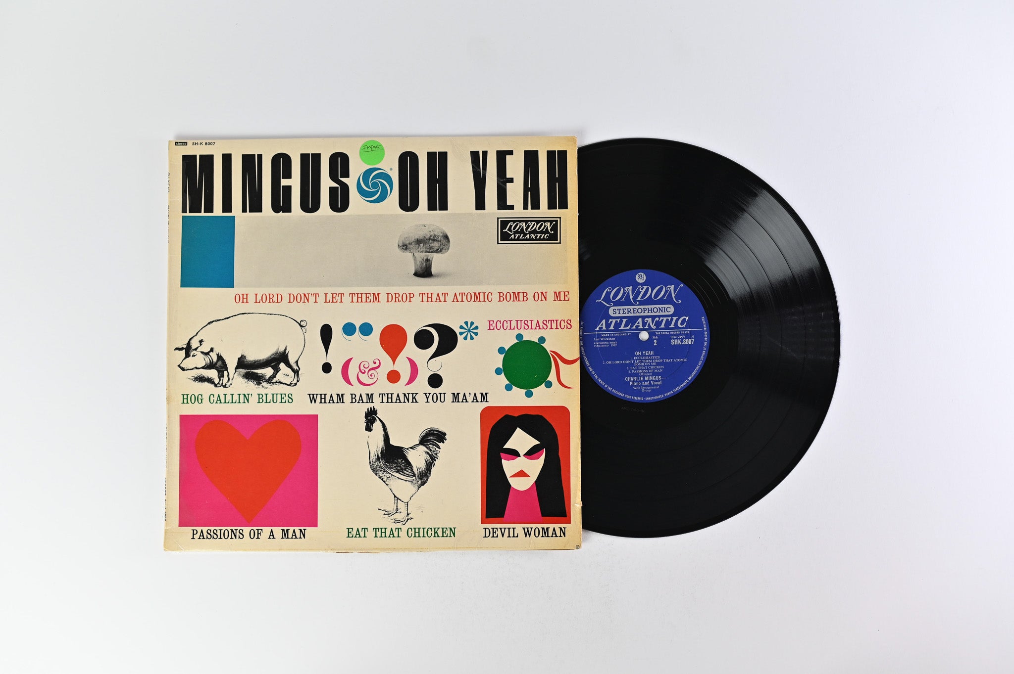 Charles Mingus - Oh Yeah on London Atlantic Stereo DG UK Press