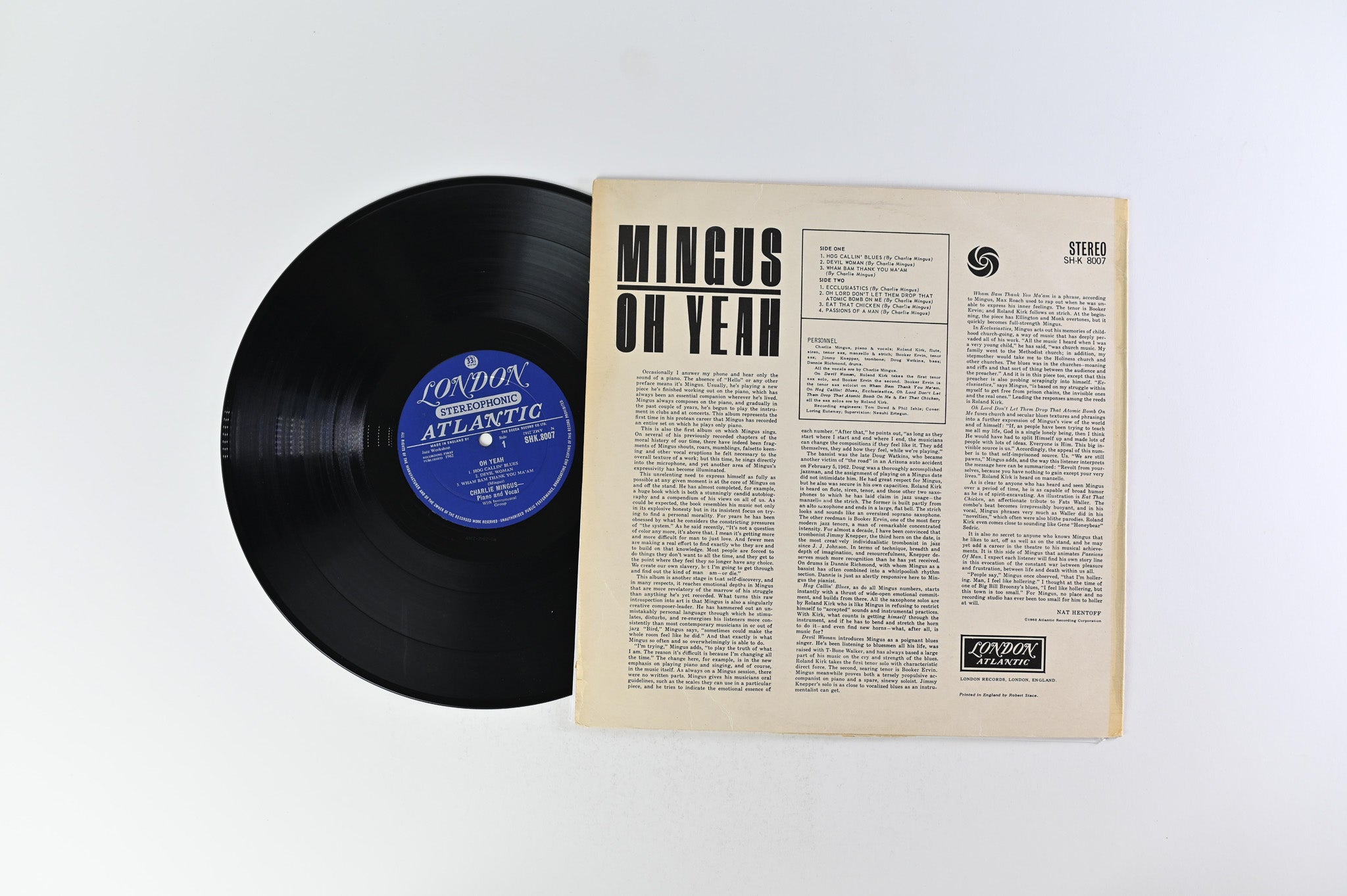 Charles Mingus - Oh Yeah on London Atlantic Stereo DG UK Press