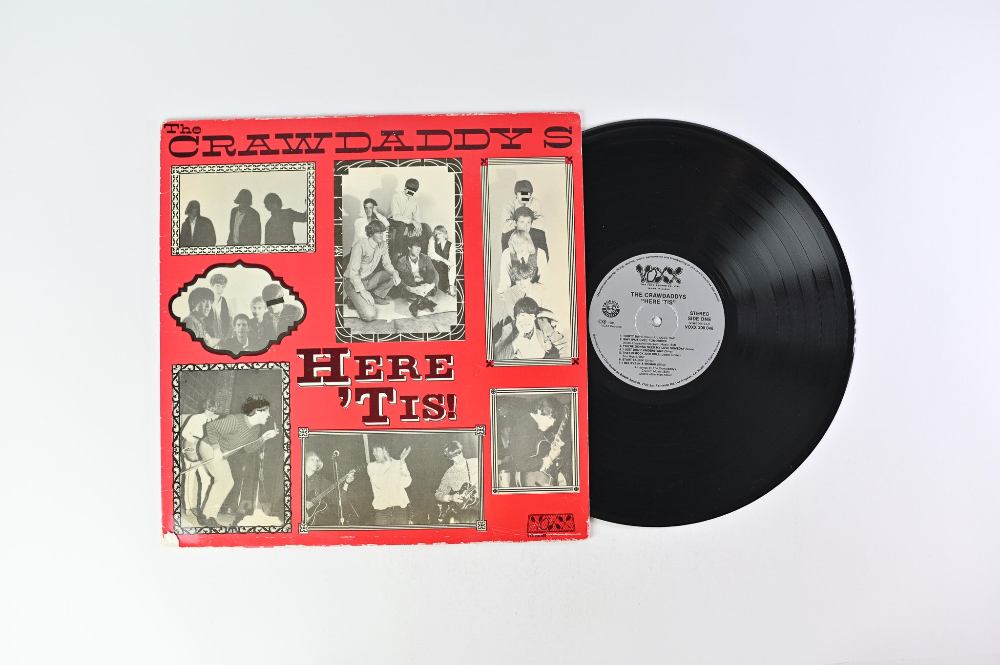The Crawdaddys - Here 'Tis! on Voxx Records