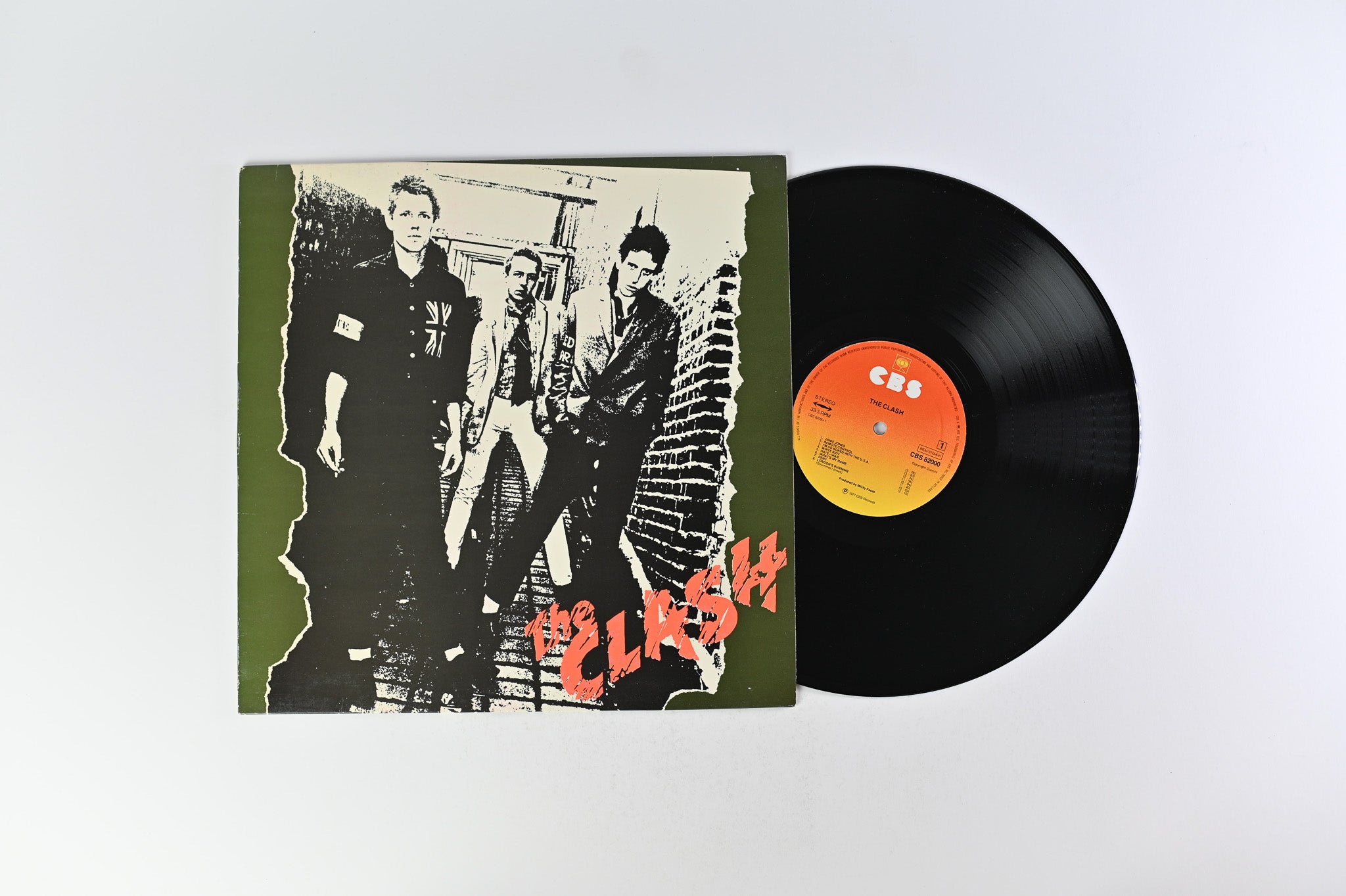 The Clash - The Clash on CBS 1977 European Press