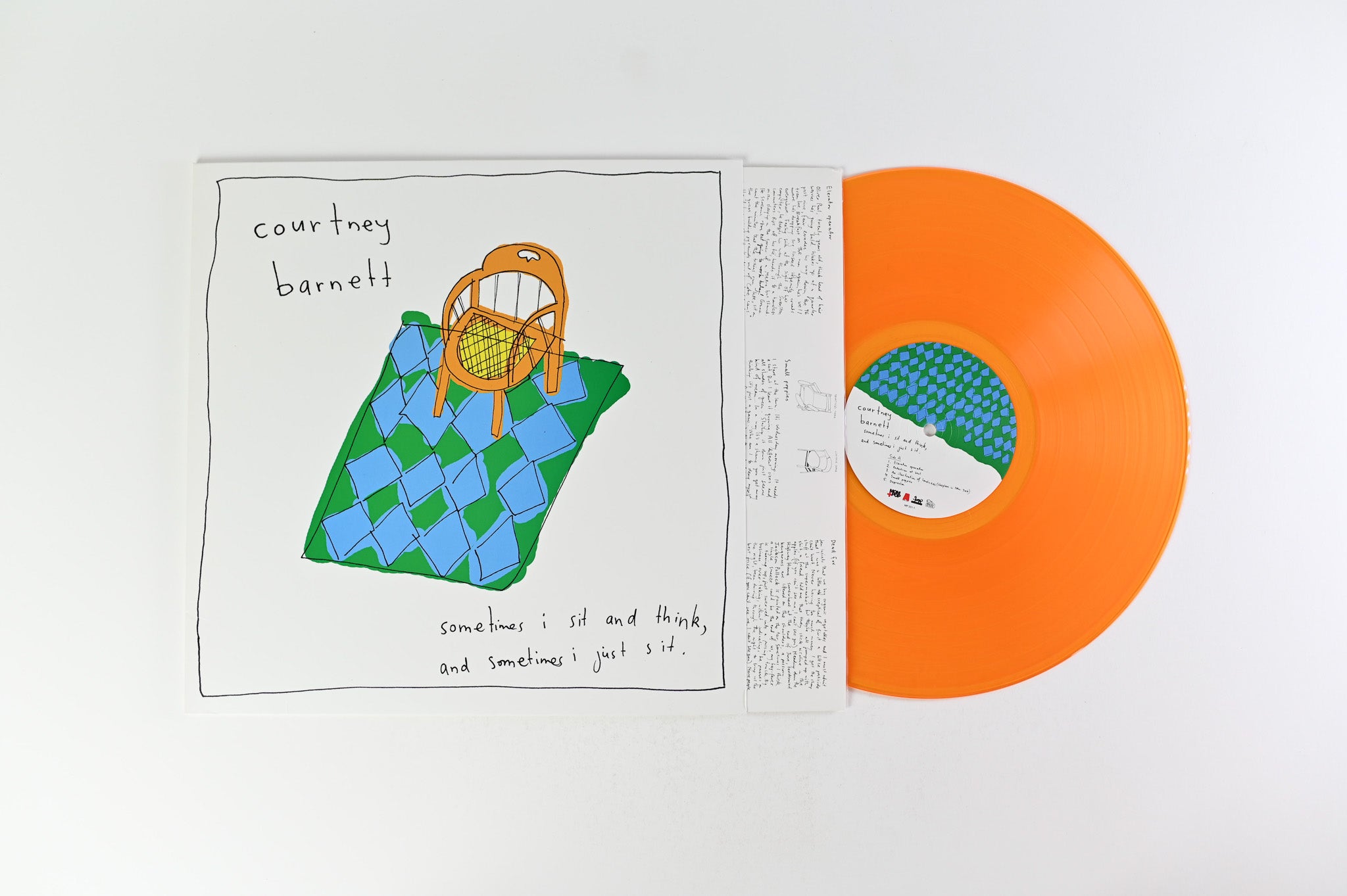Courtney Barnett - Sometimes I Sit And Think, And Sometimes I Just Sit on Mom + Pop Ltd Orange Translucent