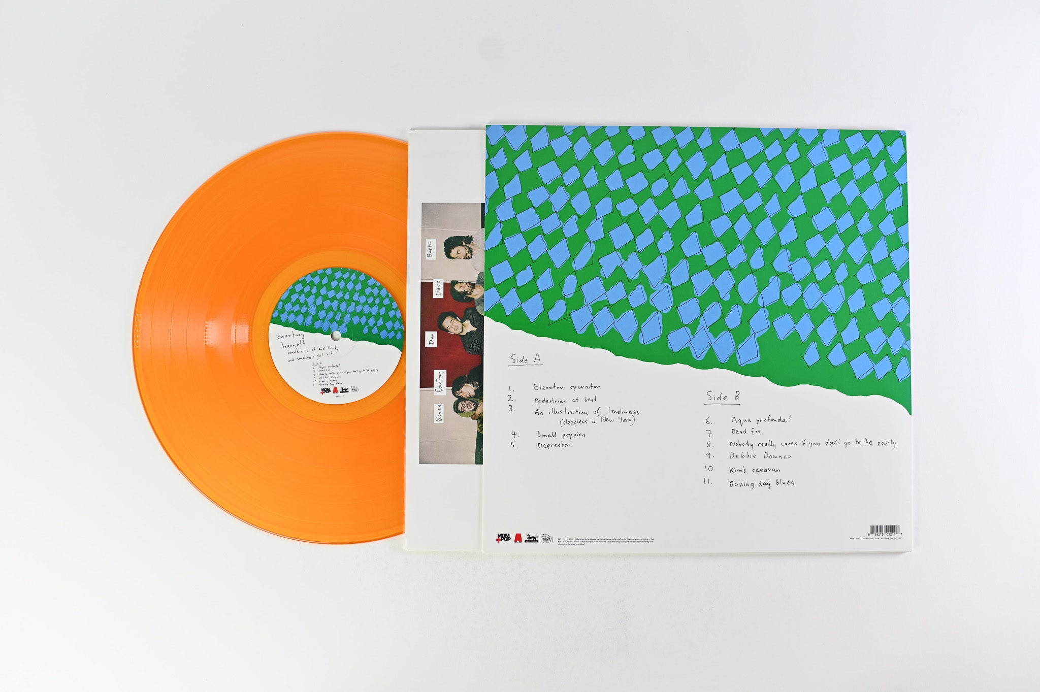 Courtney Barnett - Sometimes I Sit And Think, And Sometimes I Just Sit on Mom + Pop Ltd Orange Translucent