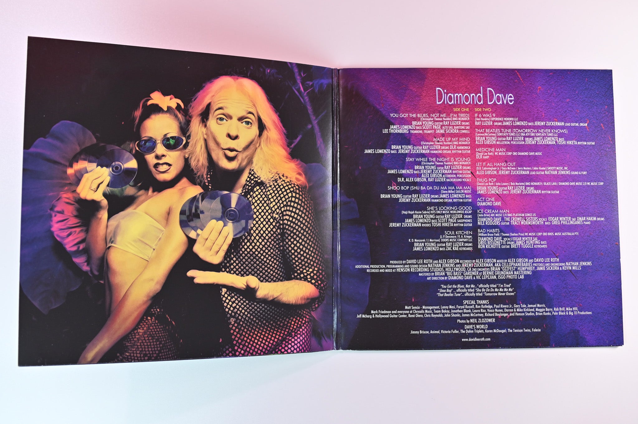 David Lee Roth - Diamond Dave on Cleopatra - Pink Vinyl