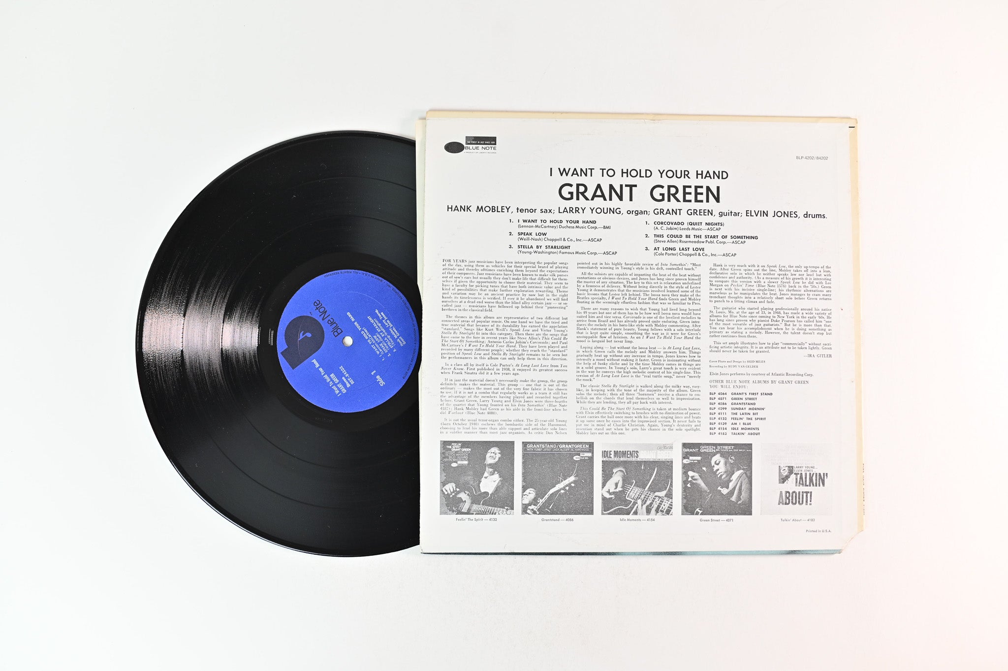 Grant Green - I Want To Hold Your Hand on Blue Note Reissue