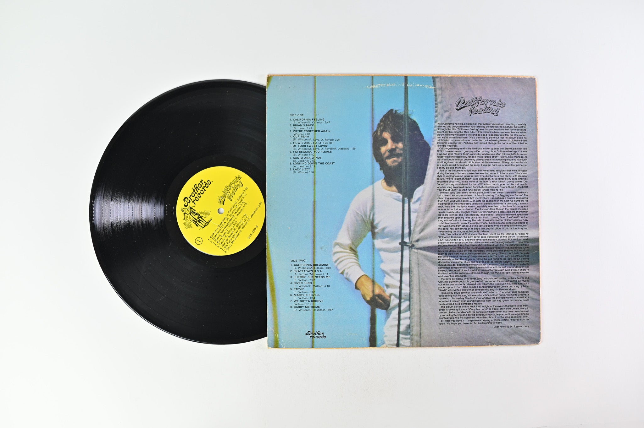 Carl And The Passions (Beach Boys) - California Feeling on Brother Records Unofficial pressing