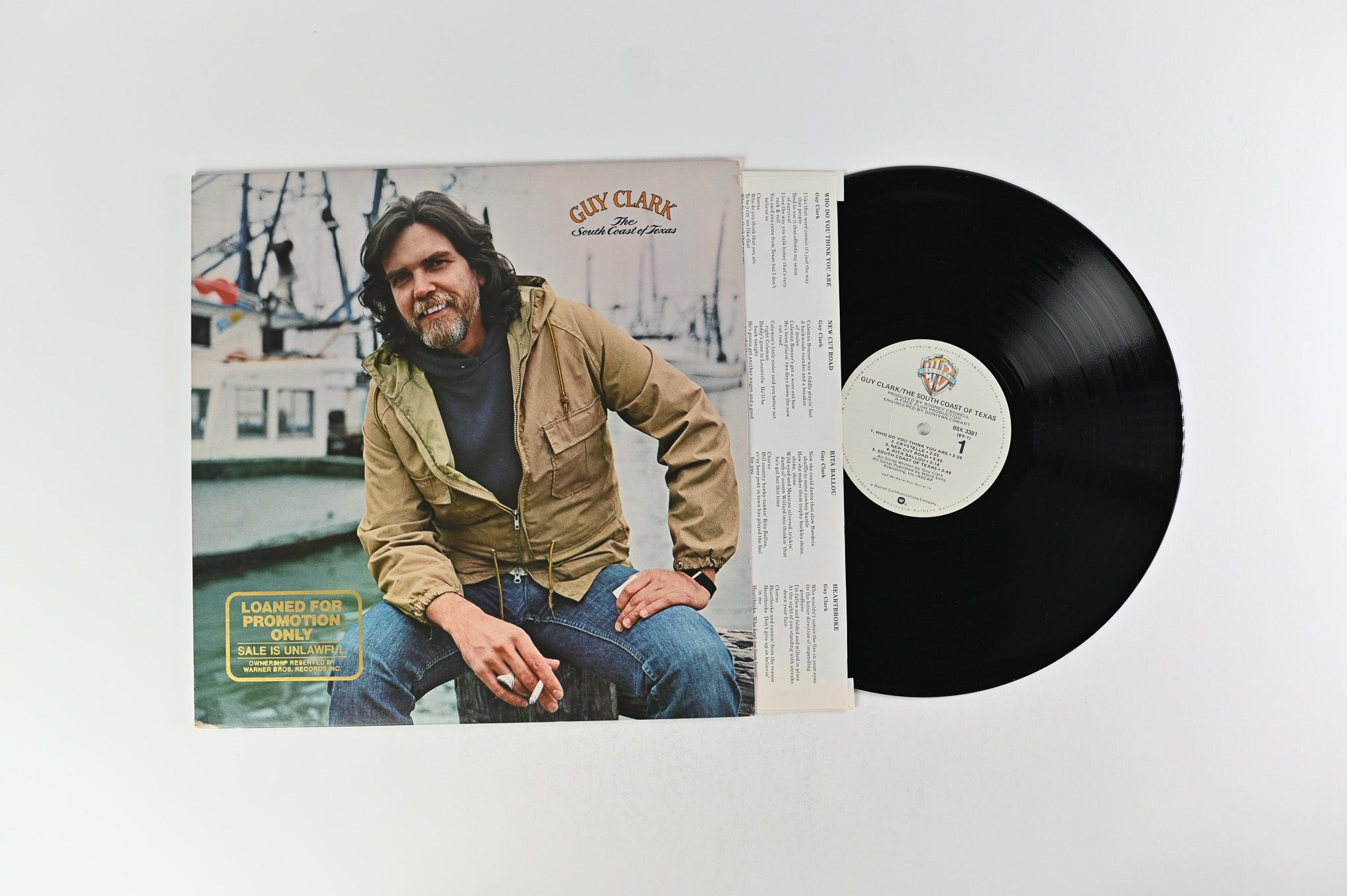 Guy Clark - The South Coast Of Texas on Warner Bros