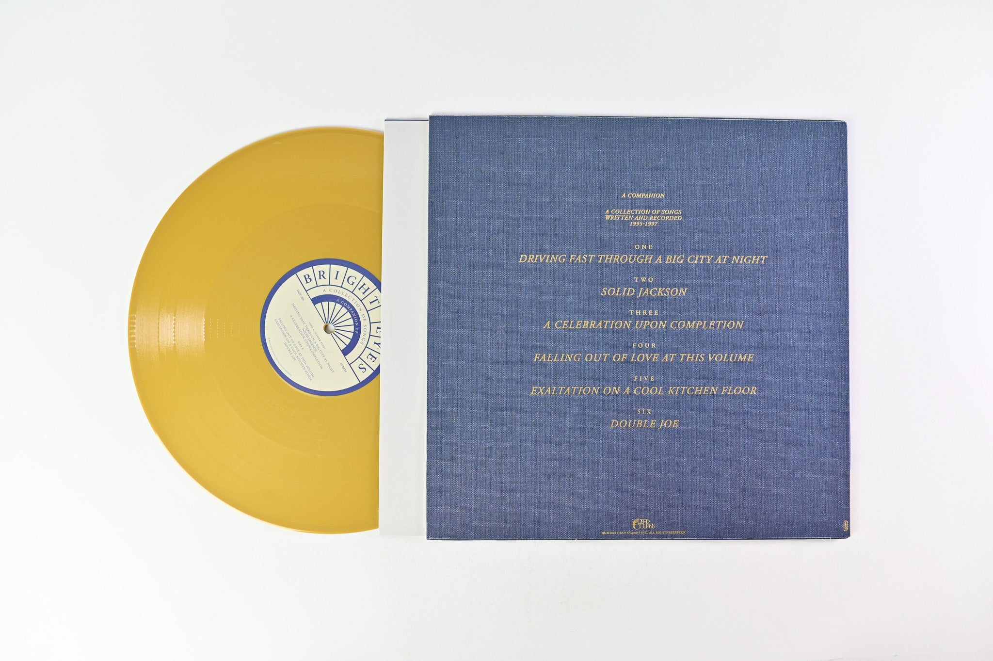 Bright Eyes - A Collection Of Songs Written And Recorded 1995-1997 (A Companion) on Dead Oceans - Gold Vinyl