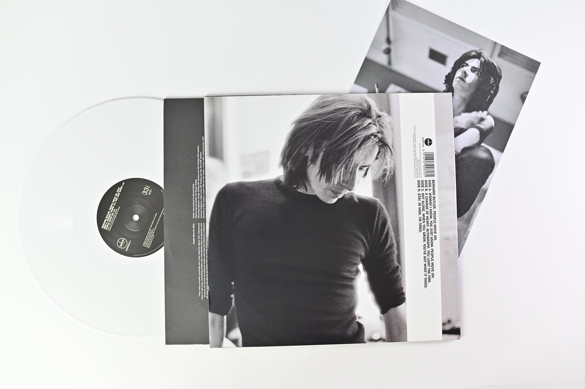 Bernard Butler - People Move On on Demon Records - White Vinyl
