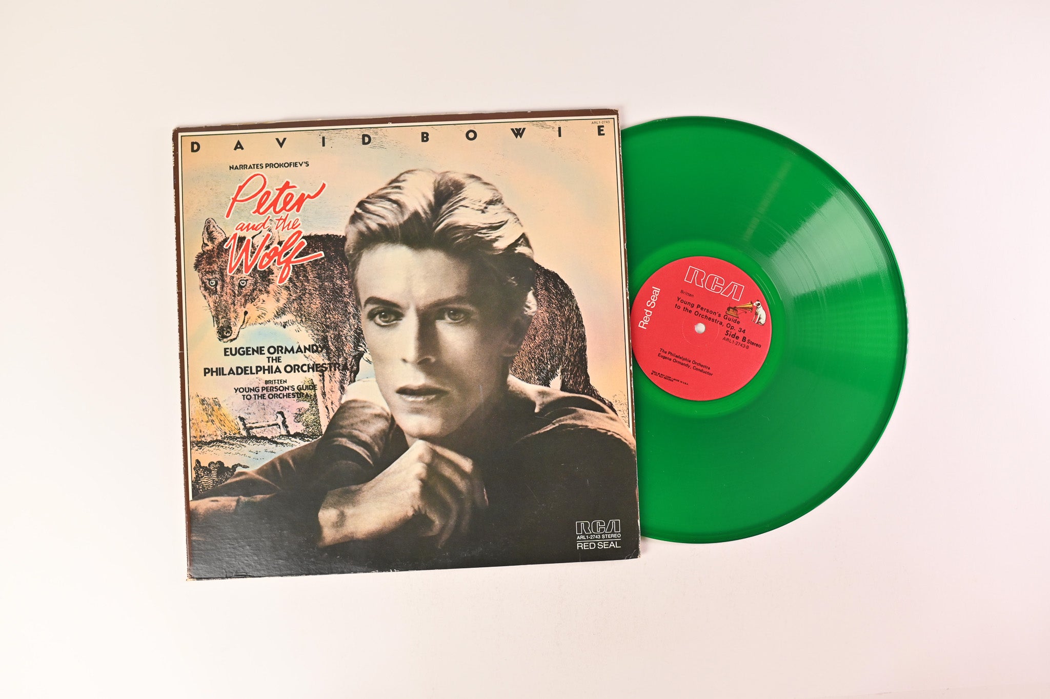 David Bowie - Peter And The Wolf / Young Person's Guide To The Orchestra on RCA Red Seal - Green