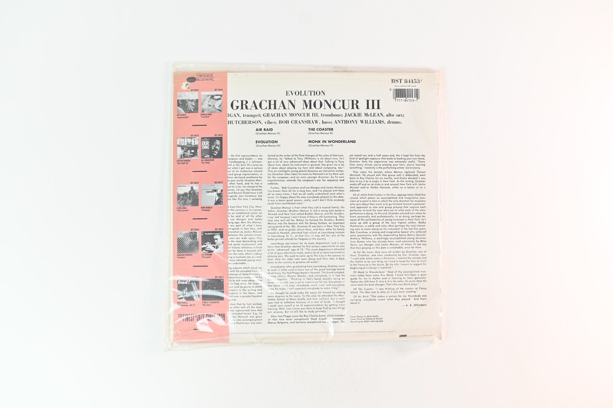 Grachan Moncur III - Evolution  on Blue Note Cadre Rouge Audiophile Edition Reissue Sealed