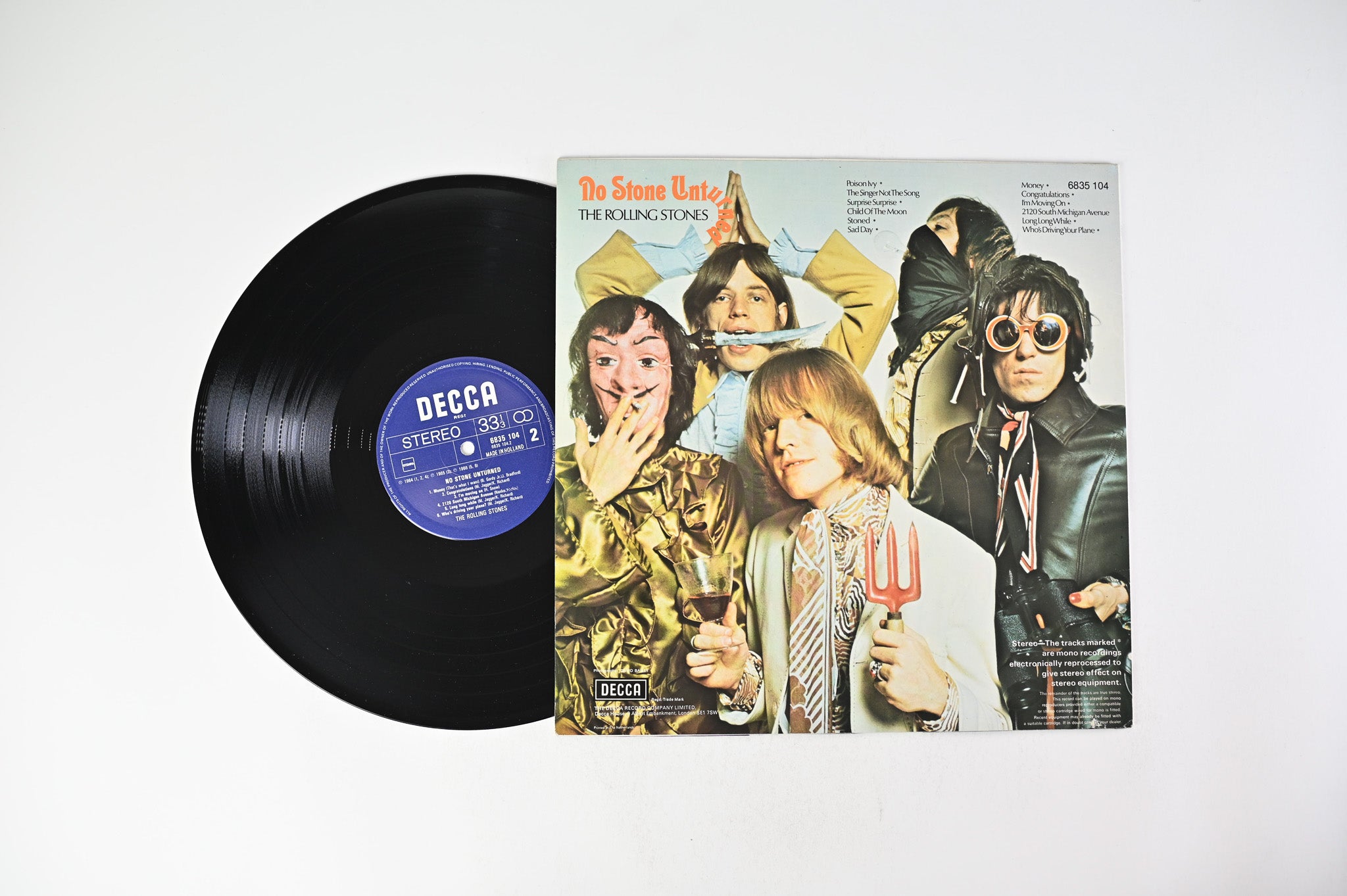 The Rolling Stones - No Stone Unturned on Decca - Dutch pressing