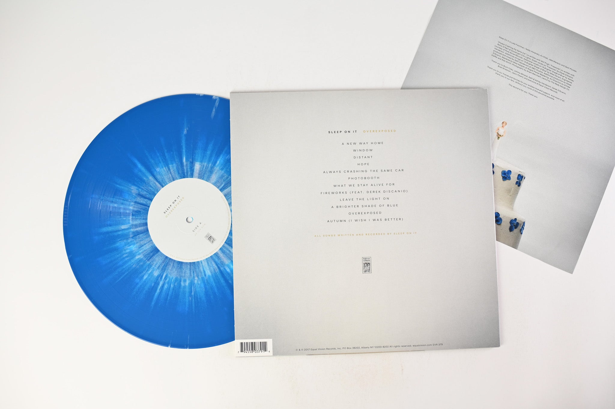 Sleep On It - Overexposed on Equal Vision Records - Blue Splatter Vinyl