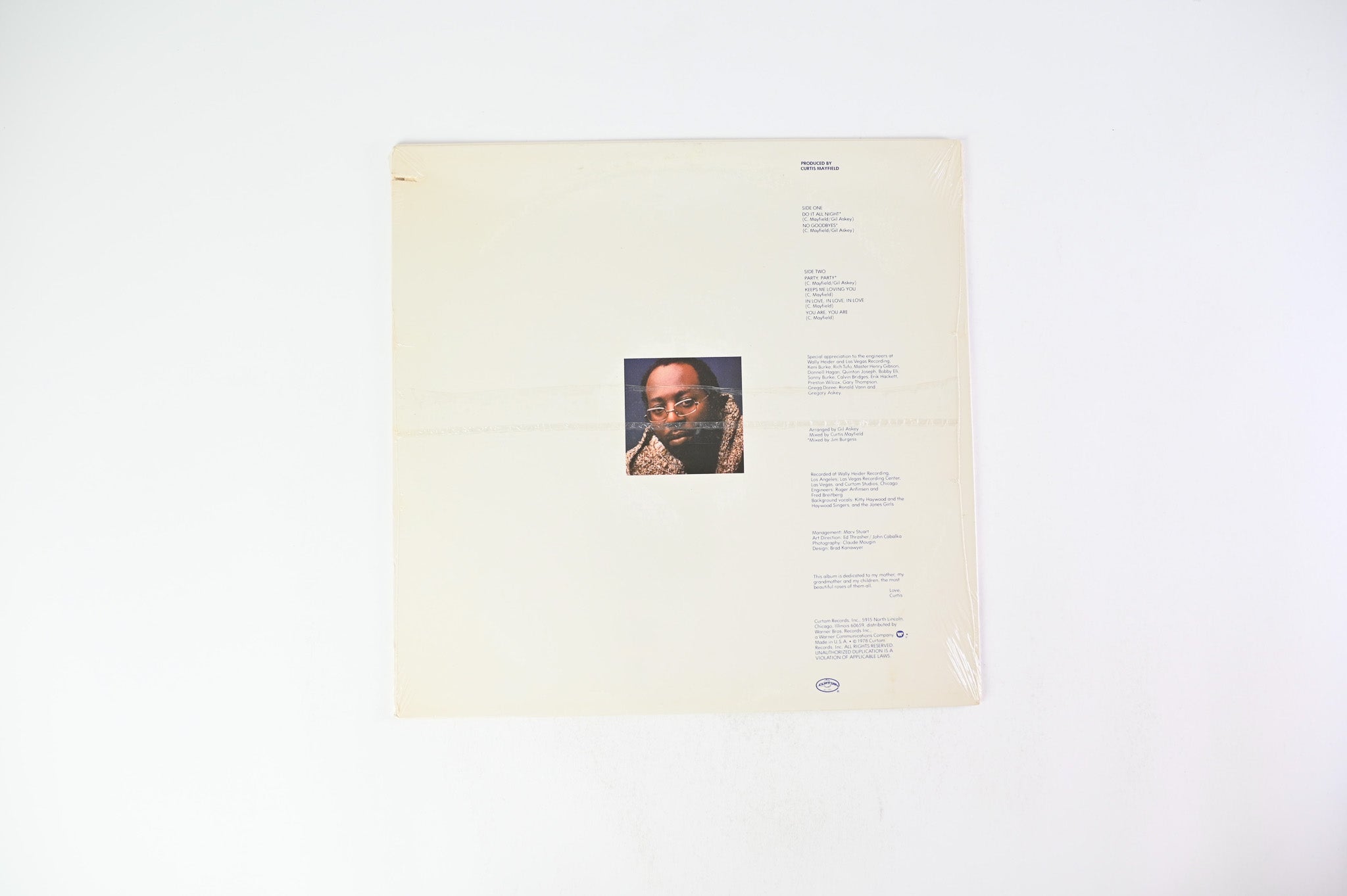 Curtis Mayfield - Do It All Night on Curtom