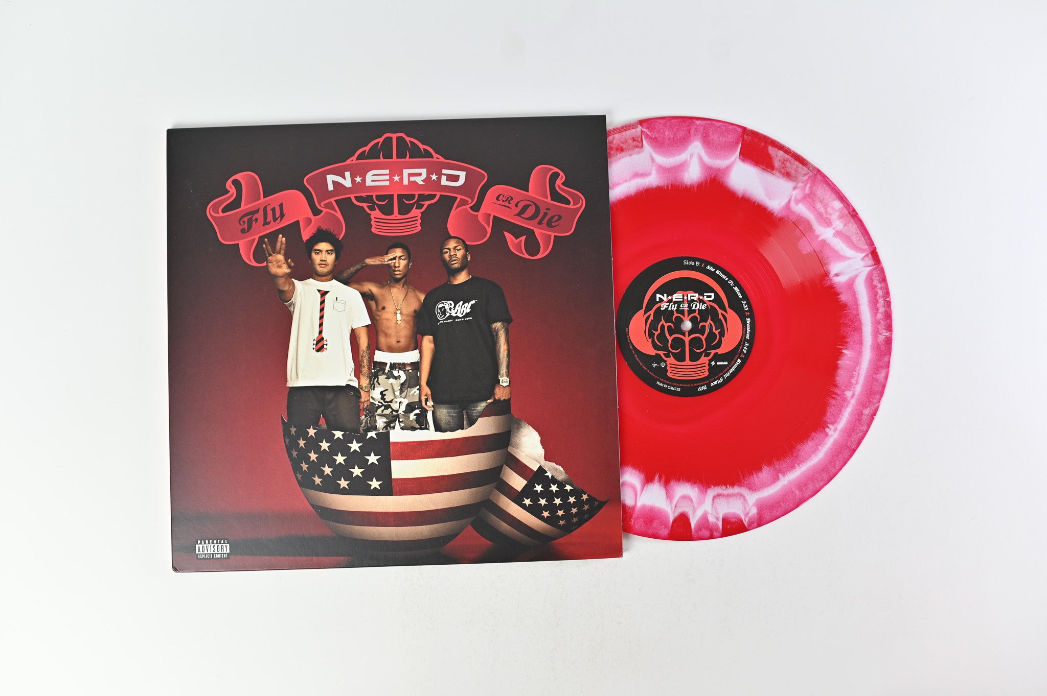 N*E*R*D - Fly Or Die Vinyl Me Please Peppermint Cloud Vinyl Reissue