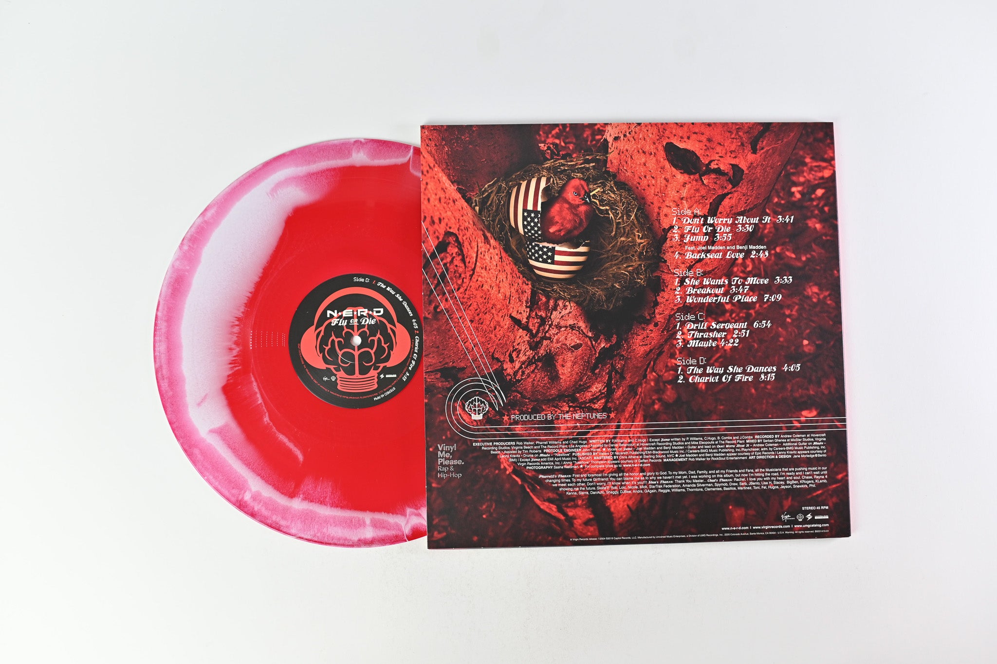 N*E*R*D - Fly Or Die Vinyl Me Please Peppermint Cloud Vinyl Reissue