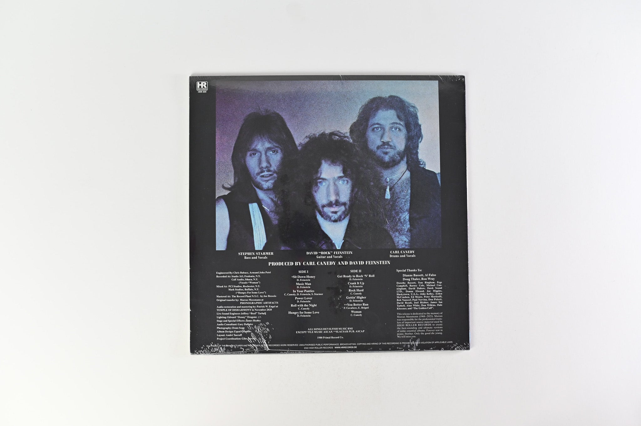 The Rods - Rock Hard Reissue SEALED on High ROller Records Bi-Color Vinyl