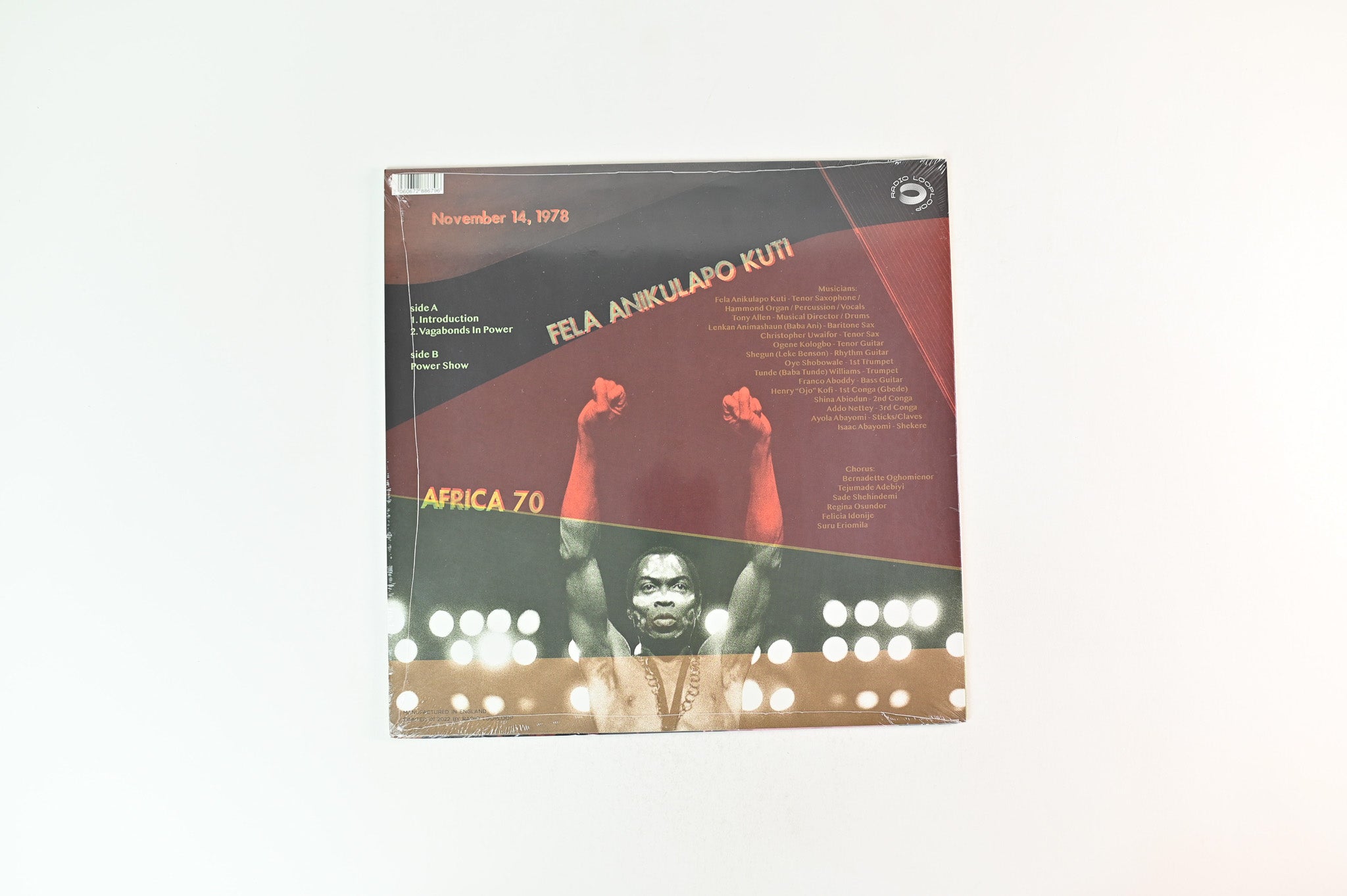 Fela Kuti - Live Berliner Jazztage November 14, 1978 Unofficial Pressing Sealed