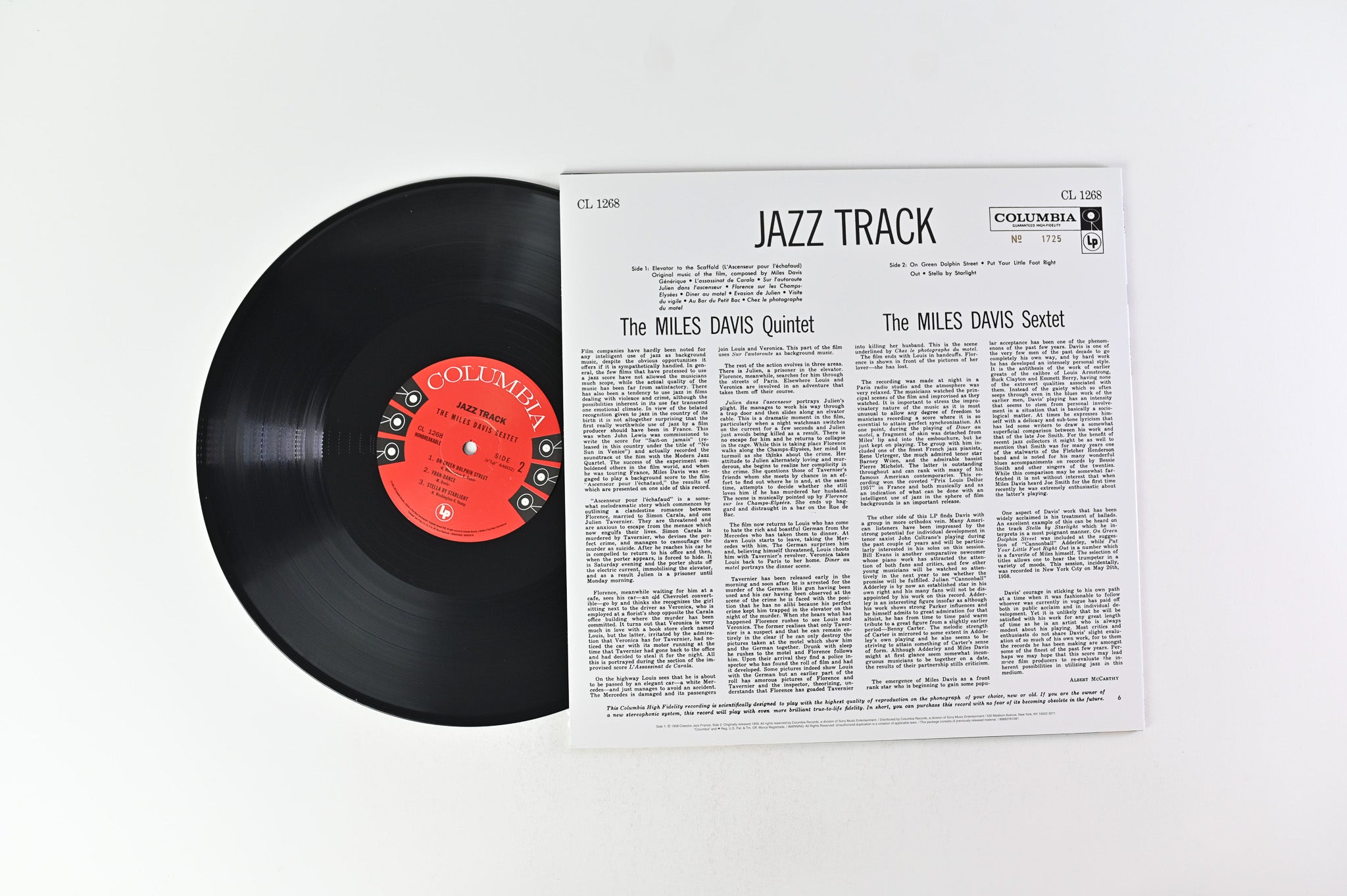 Miles Davis - Jazz Track on Columbia RSD 2013 Ltd Numbered Reissue