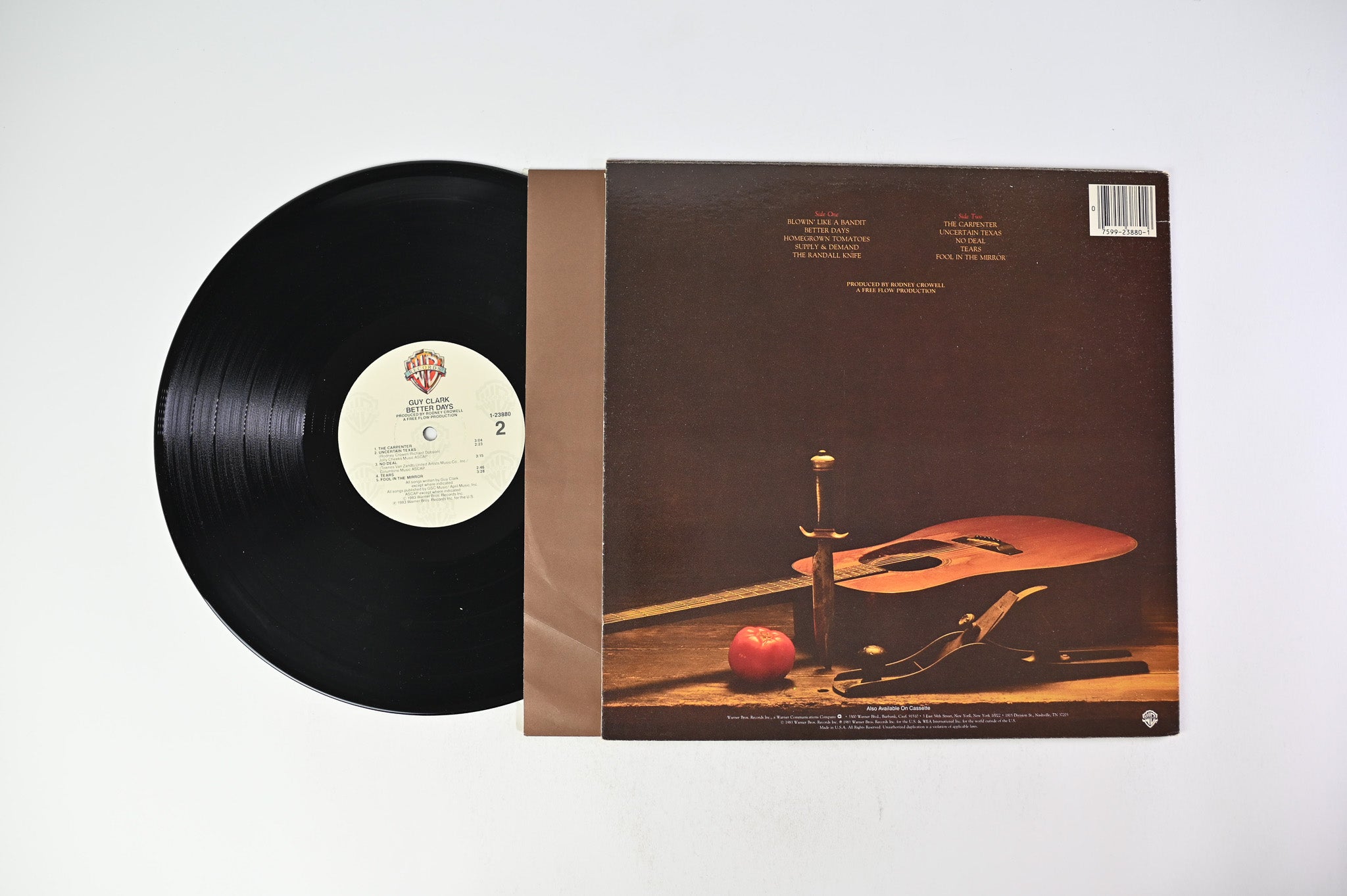 Guy Clark - Better Days on Warner Bros. Records